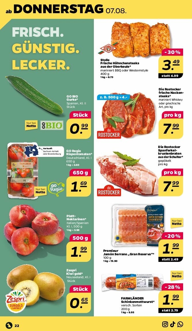 netto - Netto-Prospekt gültig vom 04.08. bis 09.08. - page: 24