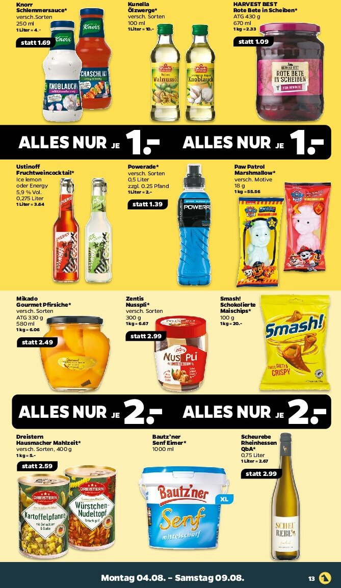 netto - Netto-Prospekt gültig vom 04.08. bis 09.08. - page: 13