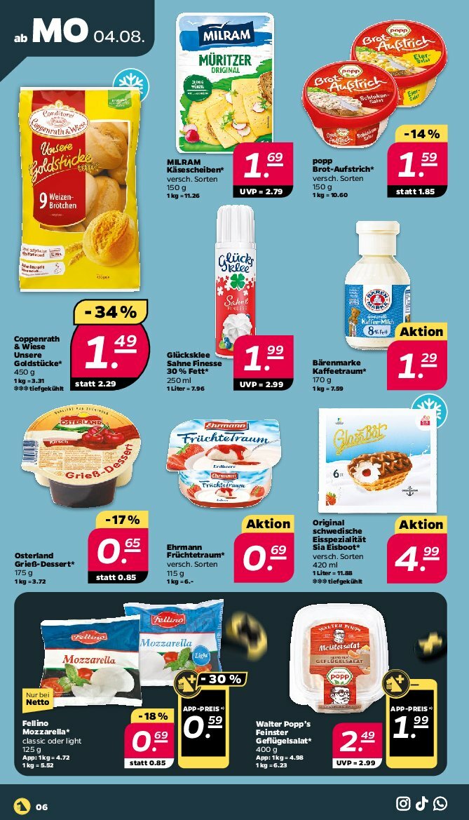 netto - Netto-Prospekt gültig vom 04.08. bis 09.08. - page: 6