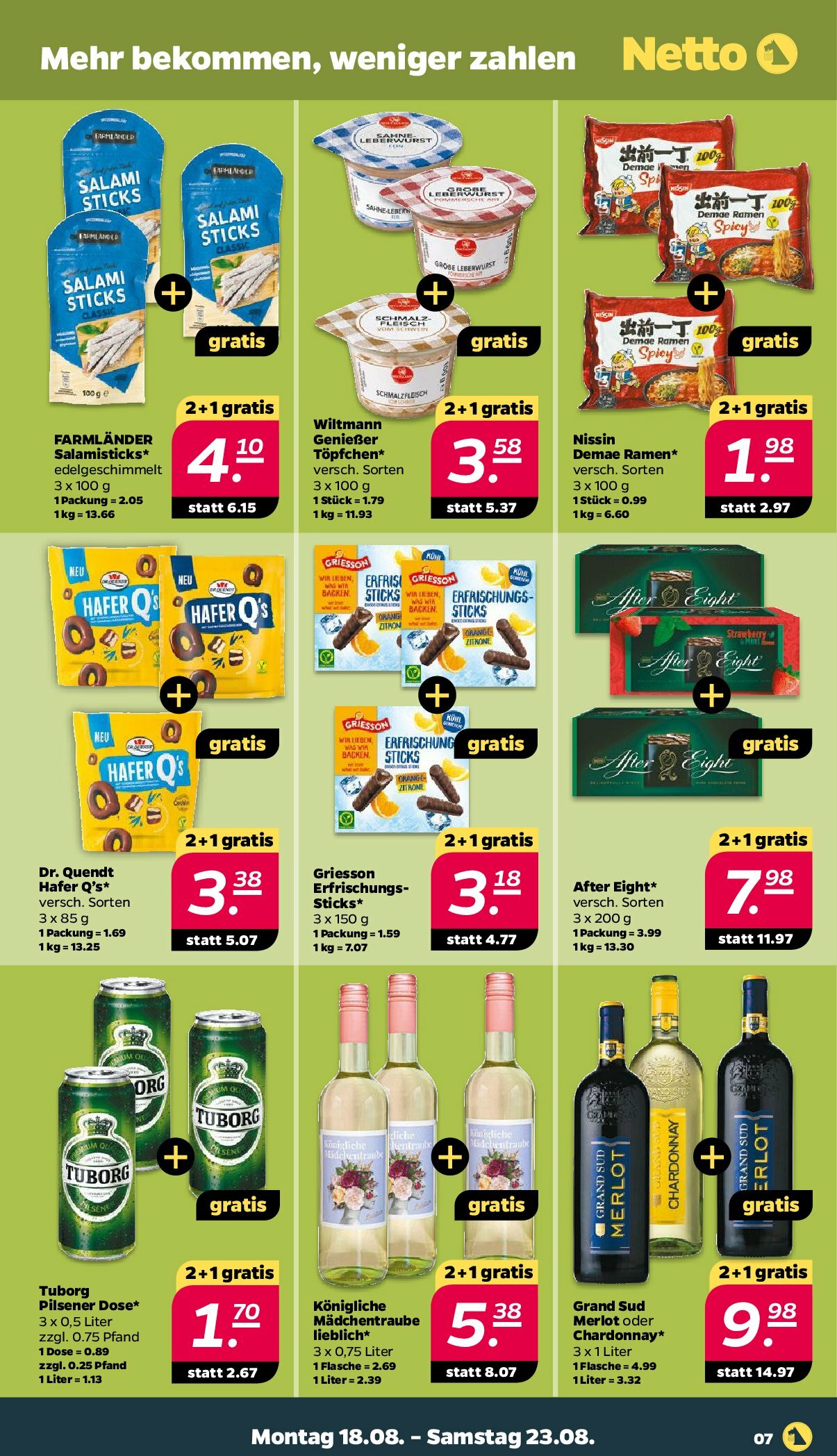 netto - Netto-Prospekt gültig vom 18.08. bis 23.08. - page: 7