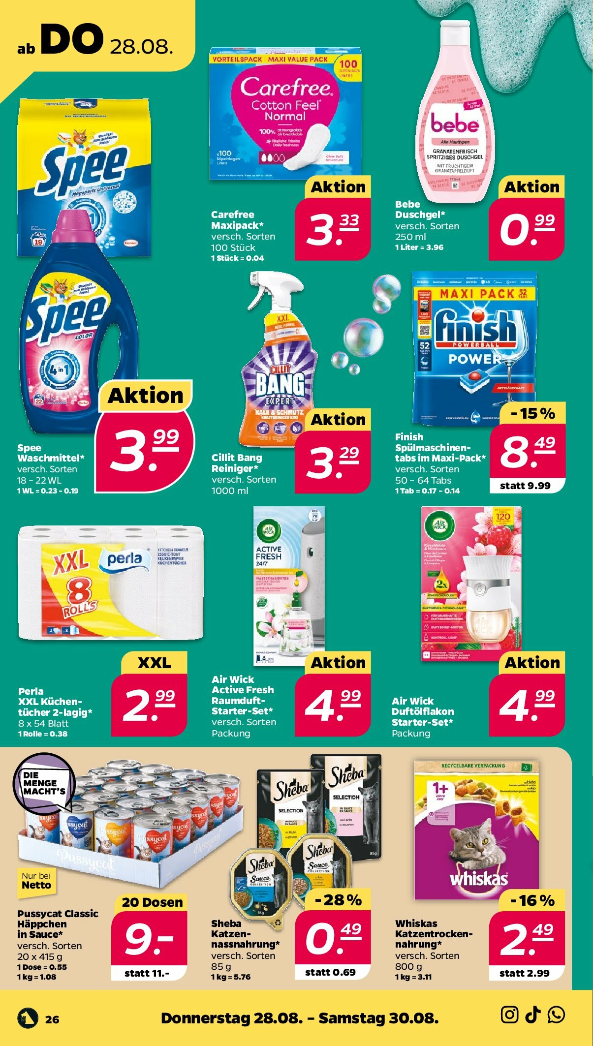 netto - Netto-Prospekt gültig vom 25.08. bis 30.08. - page: 26