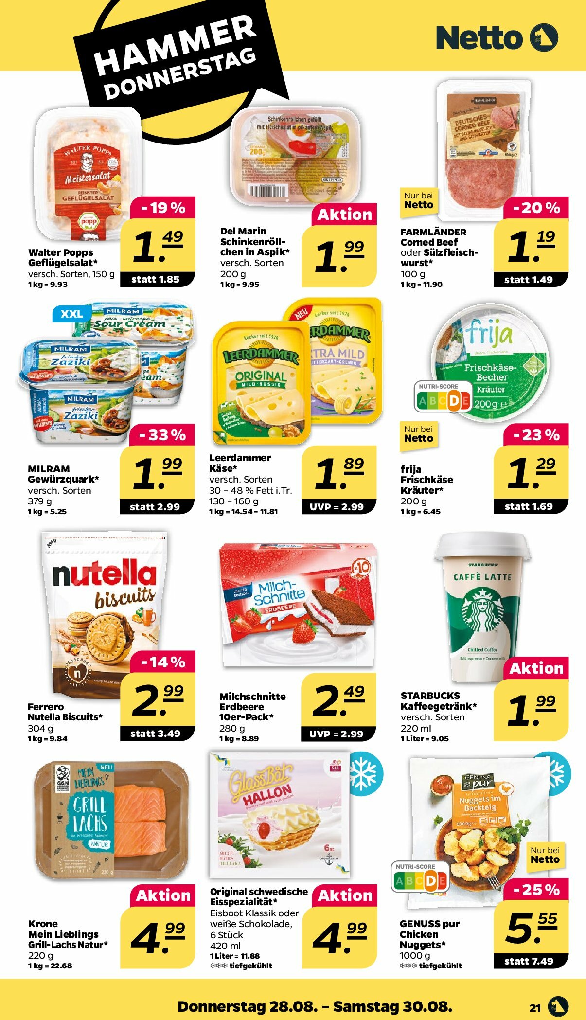 netto - Netto-Prospekt gültig vom 25.08. bis 30.08. - page: 21