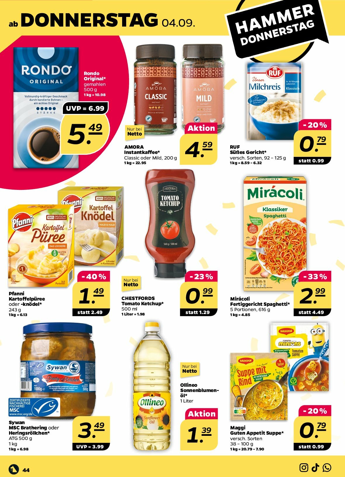 netto - Netto-Prospekt gültig vom 01.09. bis 06.09. - page: 44