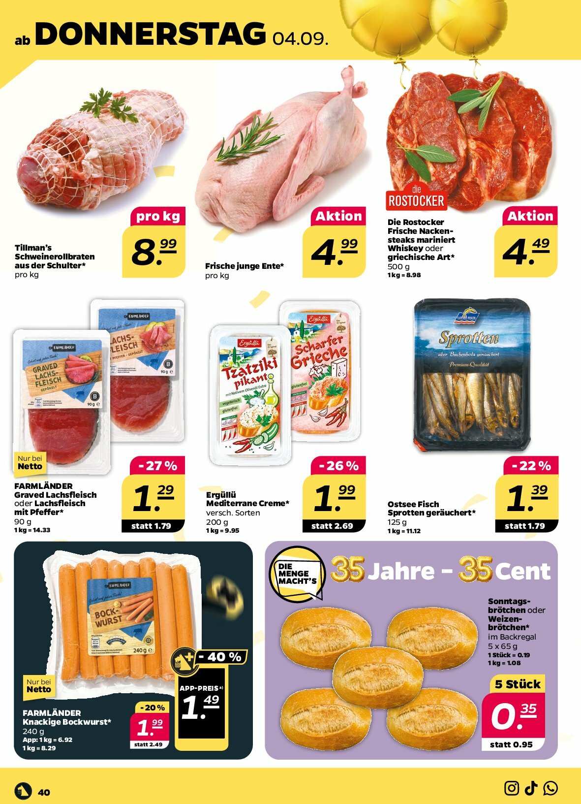 netto - Netto-Prospekt gültig vom 01.09. bis 06.09. - page: 40