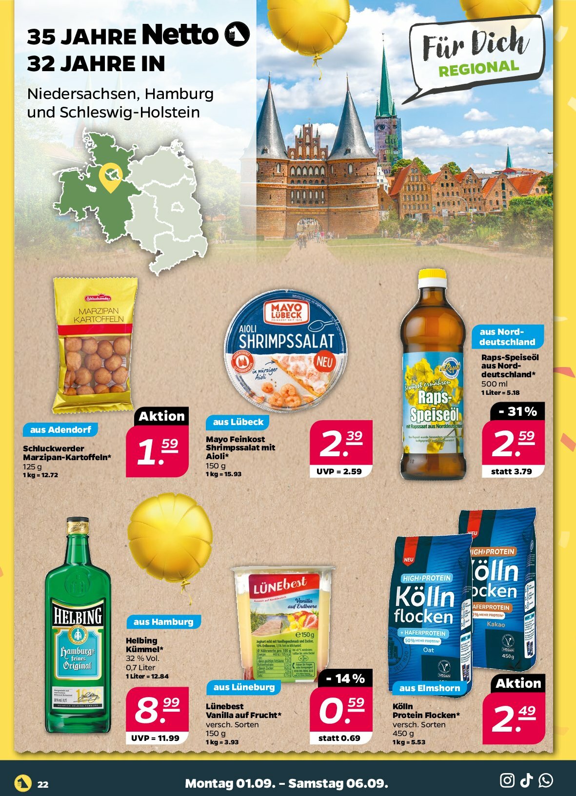 netto - Netto-Prospekt gültig vom 01.09. bis 06.09. - page: 22
