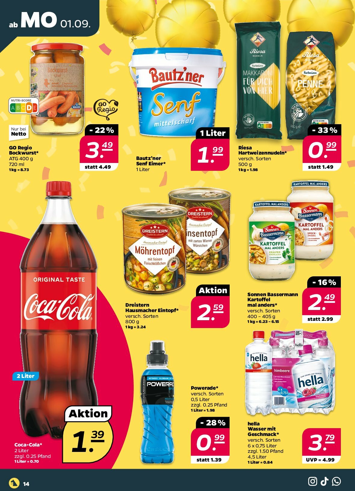 netto - Netto-Prospekt gültig vom 01.09. bis 06.09. - page: 14