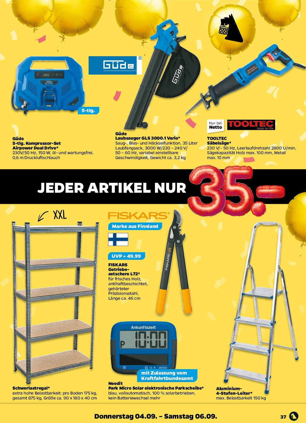 netto - Netto-Prospekt gültig vom 01.09. bis 06.09. - page: 37
