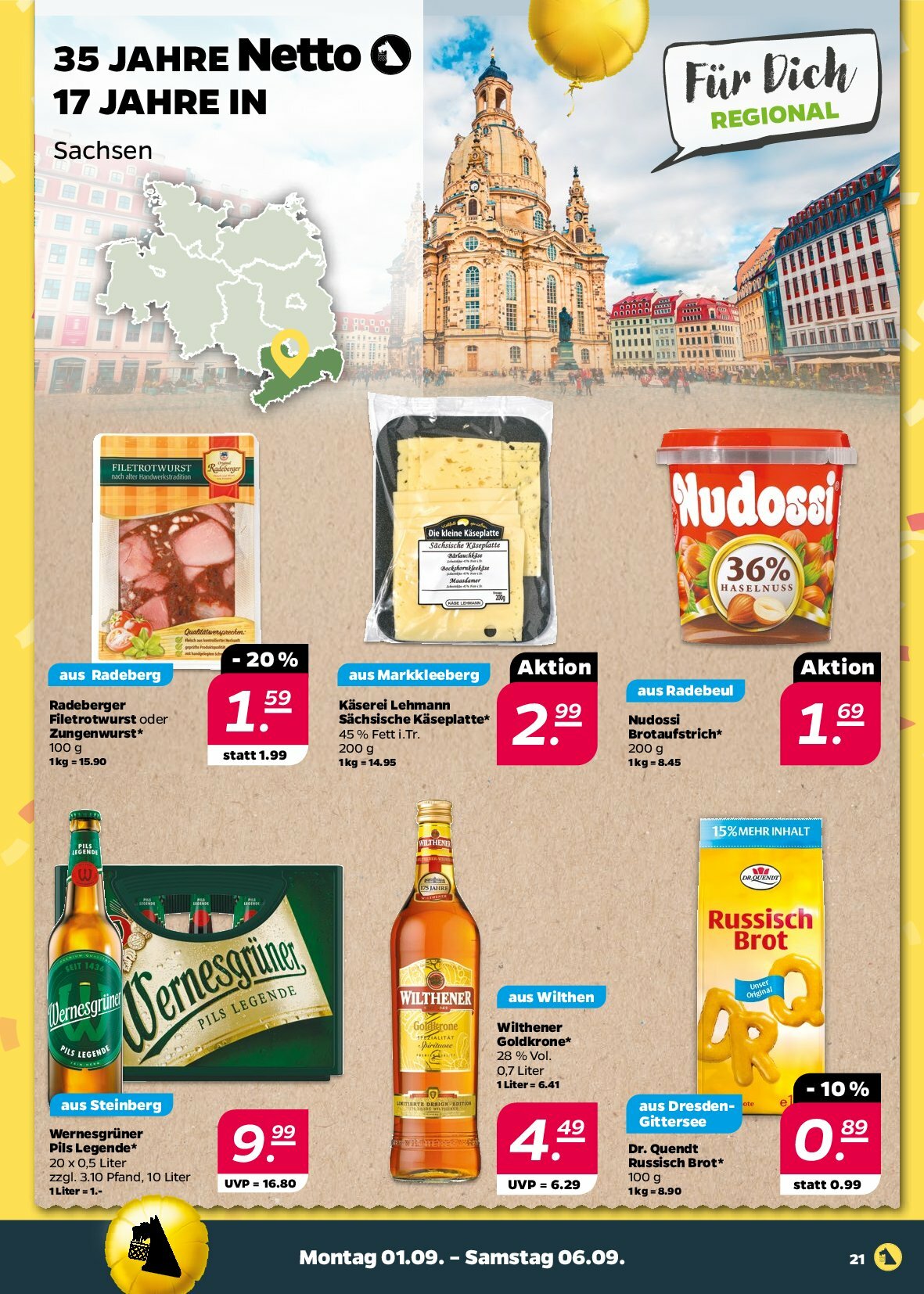 netto - Netto-Prospekt gültig vom 01.09. bis 06.09. - page: 21