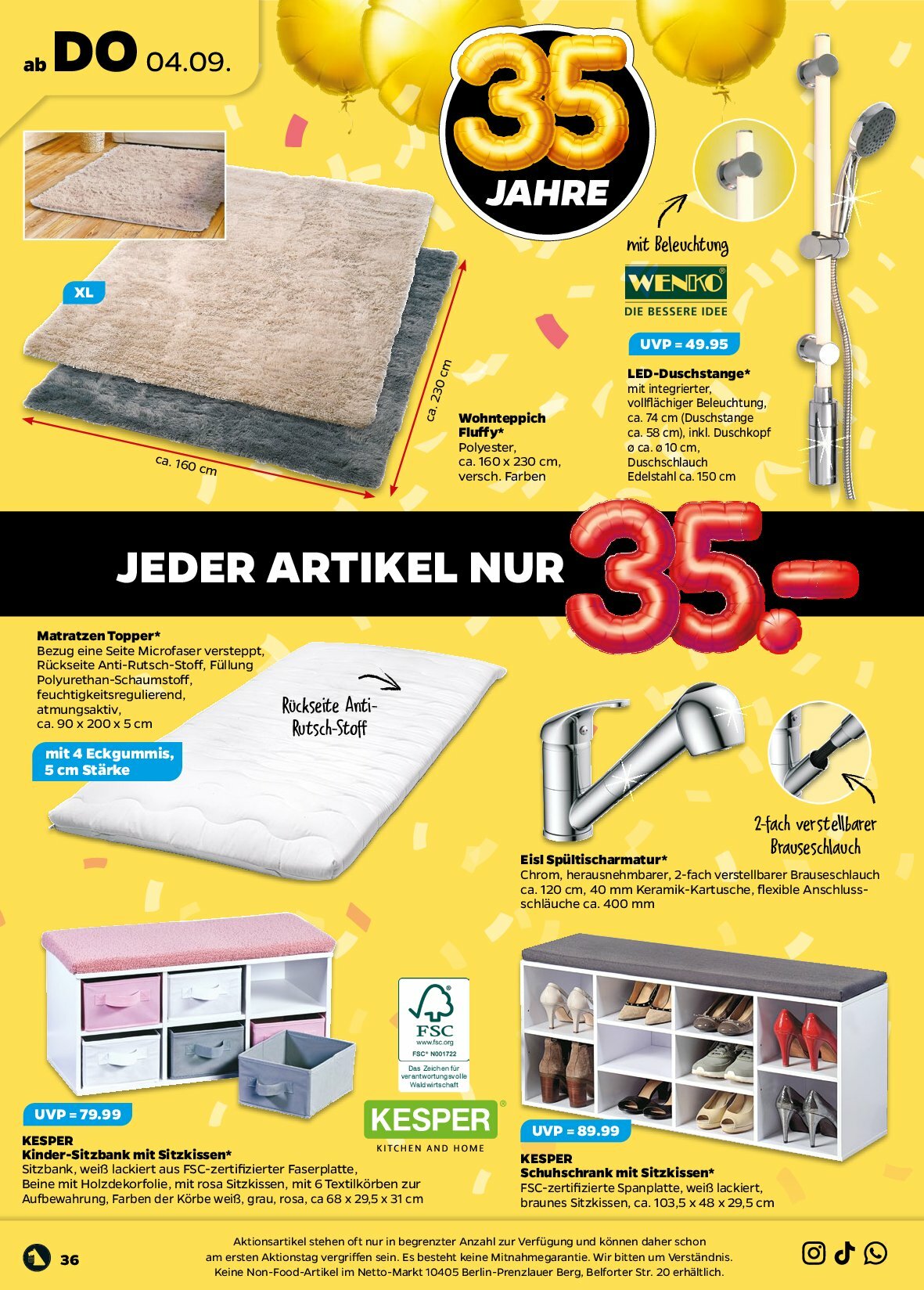 netto - Netto-Prospekt gültig vom 01.09. bis 06.09. - page: 36