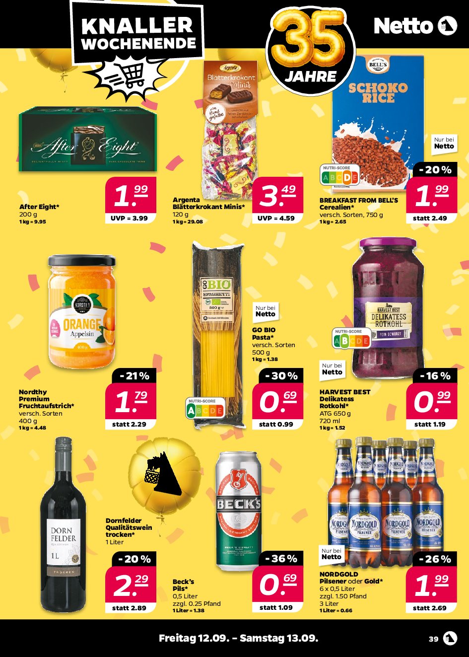 netto - Netto-Prospekt gültig vom 08.09. bis 13.09. - page: 39