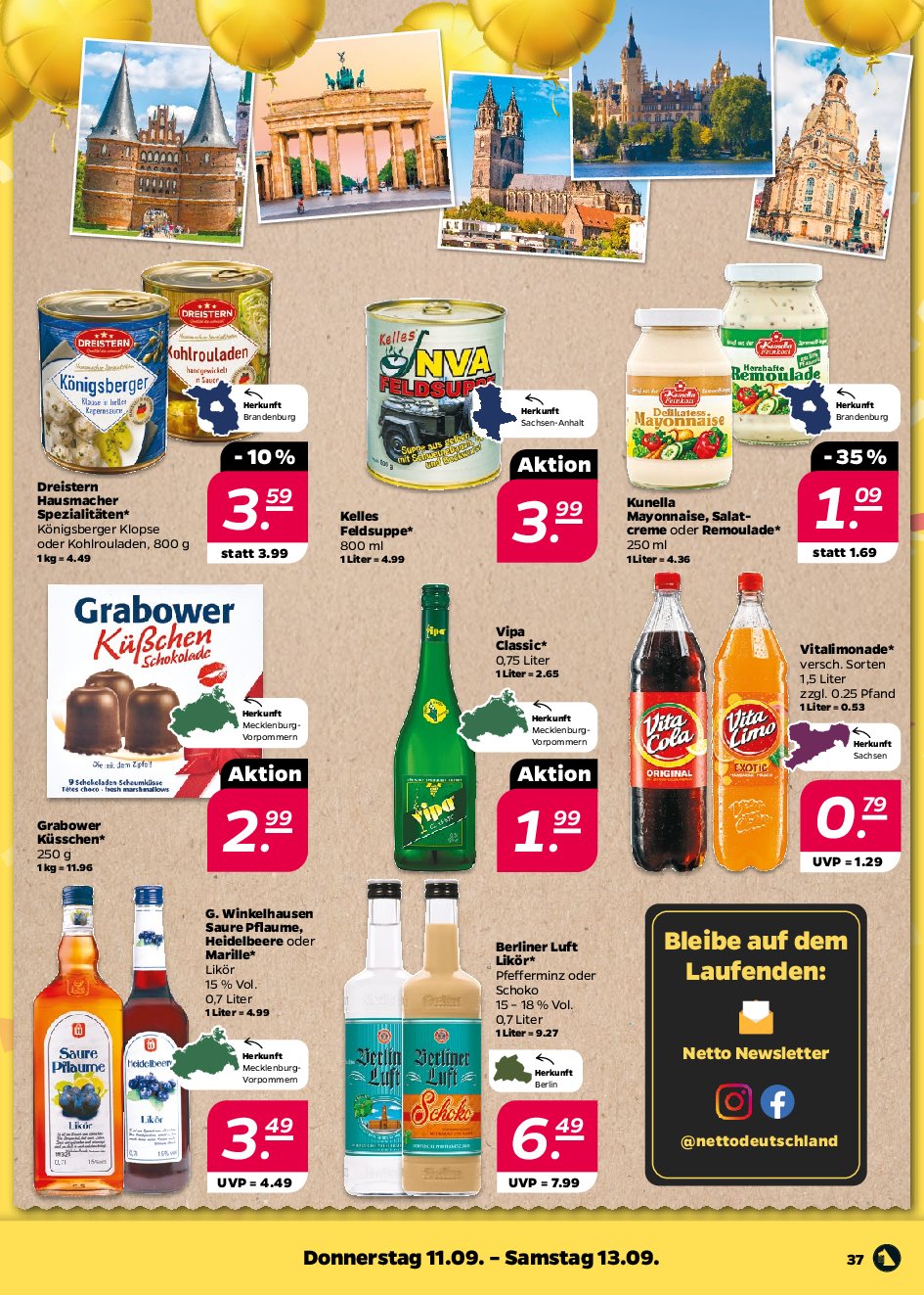 netto - Netto-Prospekt gültig vom 08.09. bis 13.09. - page: 37