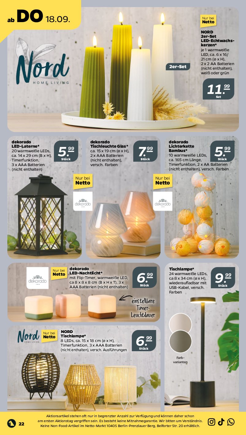 netto - Netto-Prospekt gültig vom 15.09. bis 20.09. - page: 22