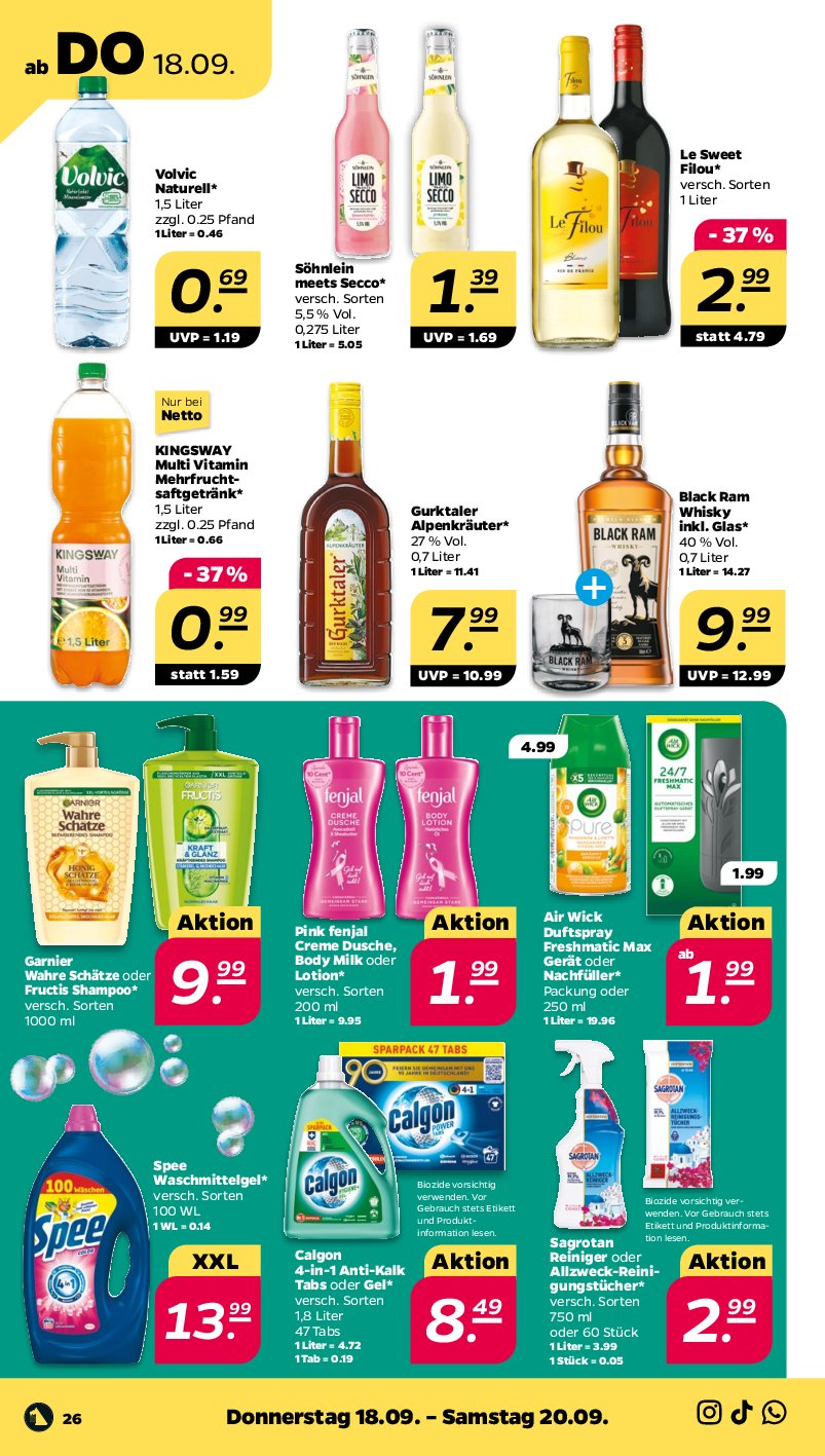 netto - Netto-Prospekt gültig vom 15.09. bis 20.09. - page: 26