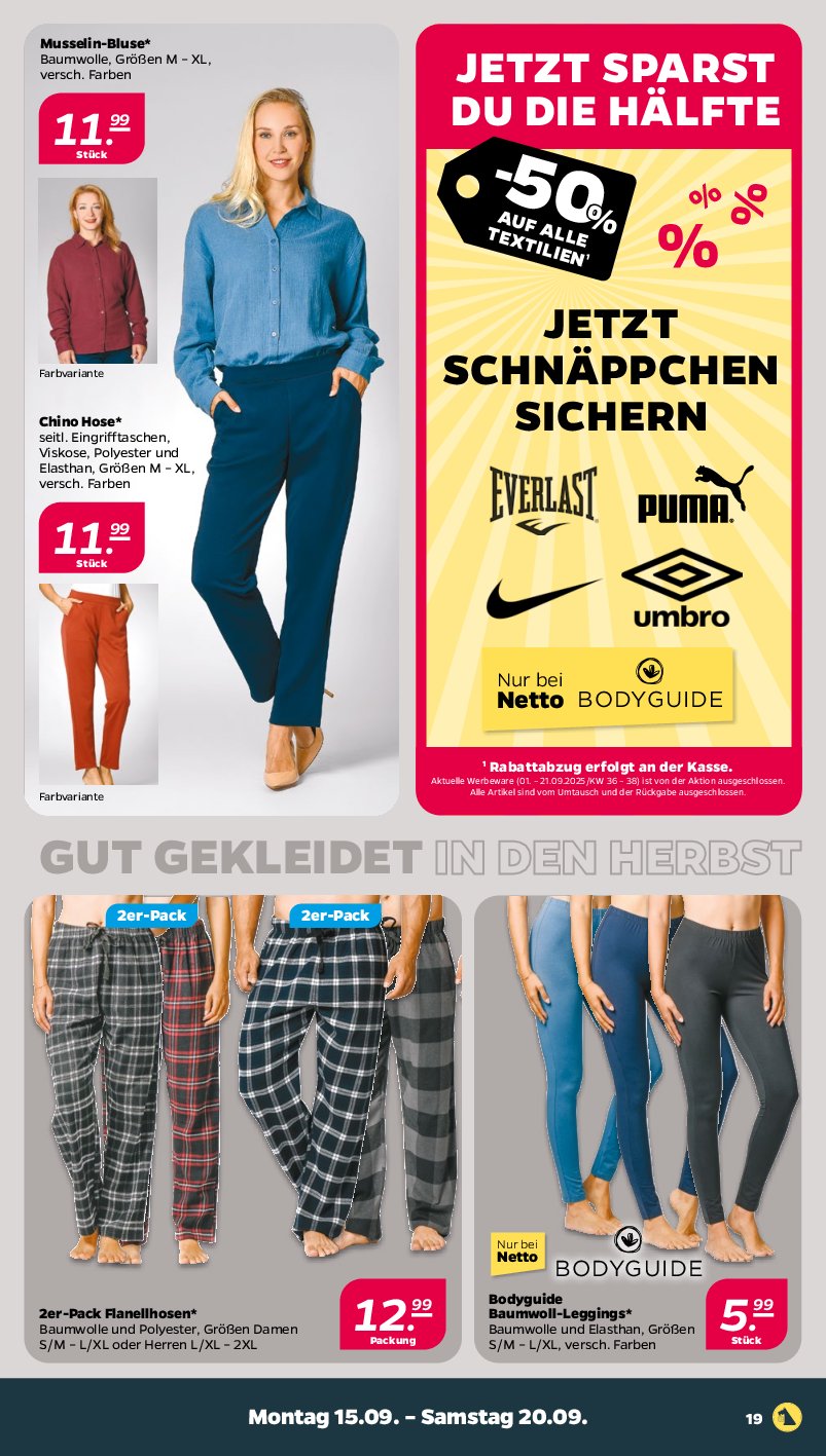 netto - Netto-Prospekt gültig vom 15.09. bis 20.09. - page: 19