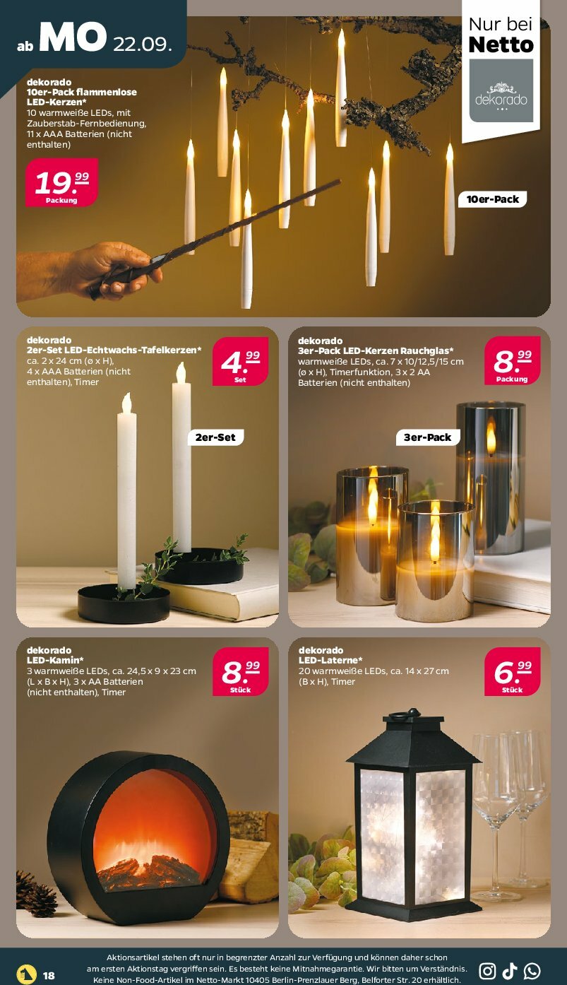 netto - Netto-Prospekt gültig vom 22.09. bis 27.09. - page: 18