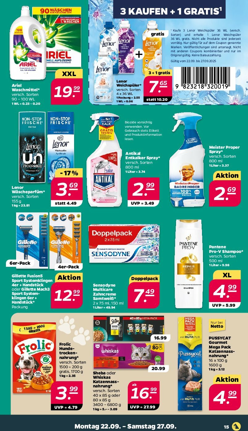 netto - Netto-Prospekt gültig vom 22.09. bis 27.09. - page: 15