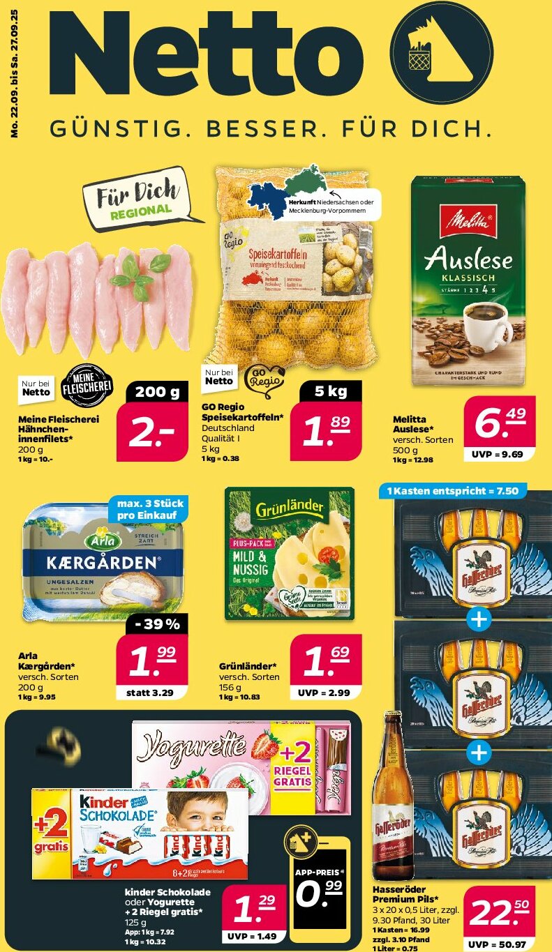 netto - Netto-Prospekt gültig vom 22.09. bis 27.09.