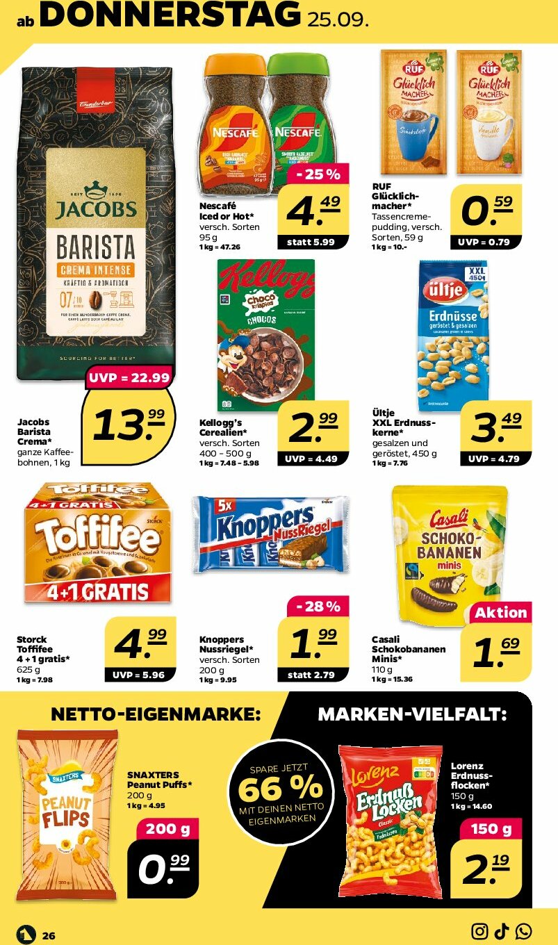 netto - Netto-Prospekt gültig vom 22.09. bis 27.09. - page: 26
