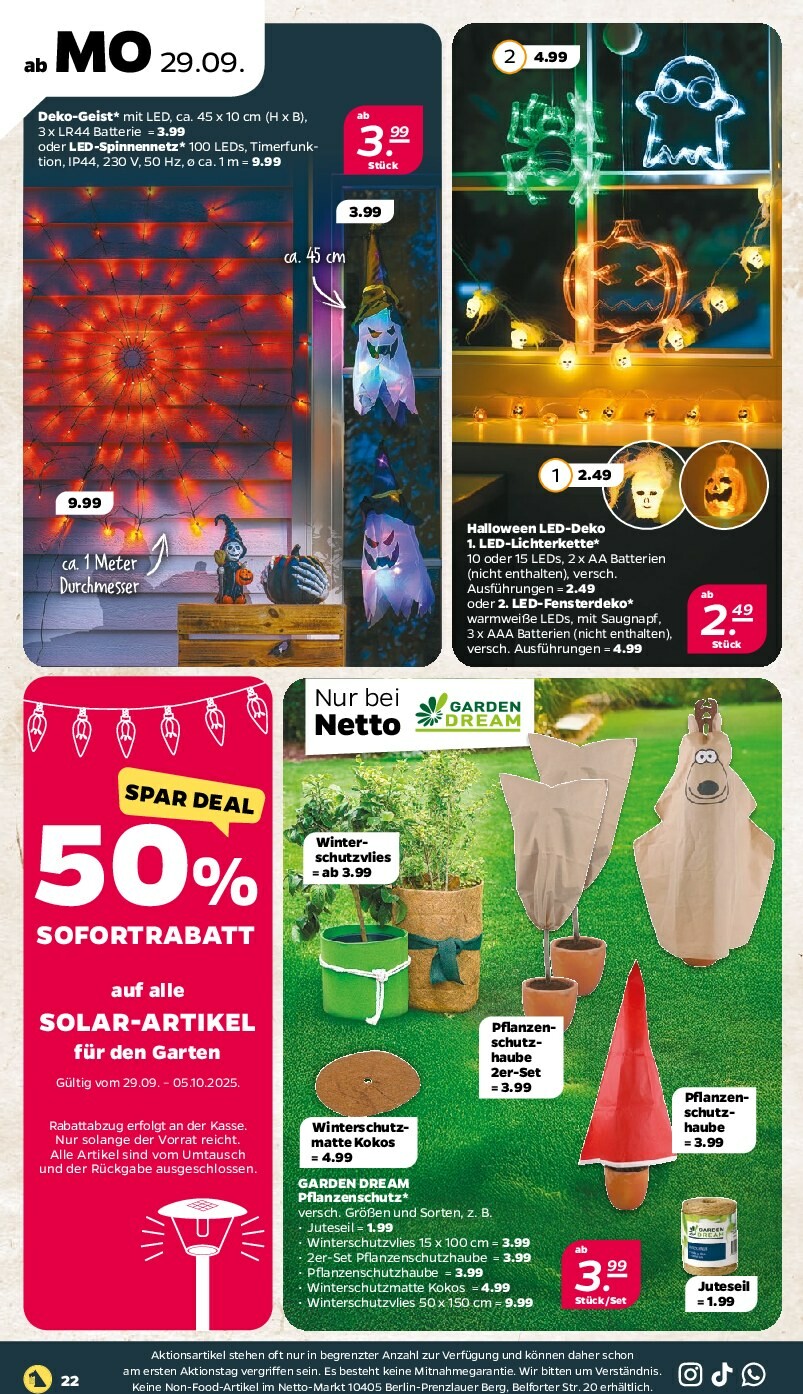 netto - Netto-Prospekt gültig vom 29.09. bis 04.10. - page: 22