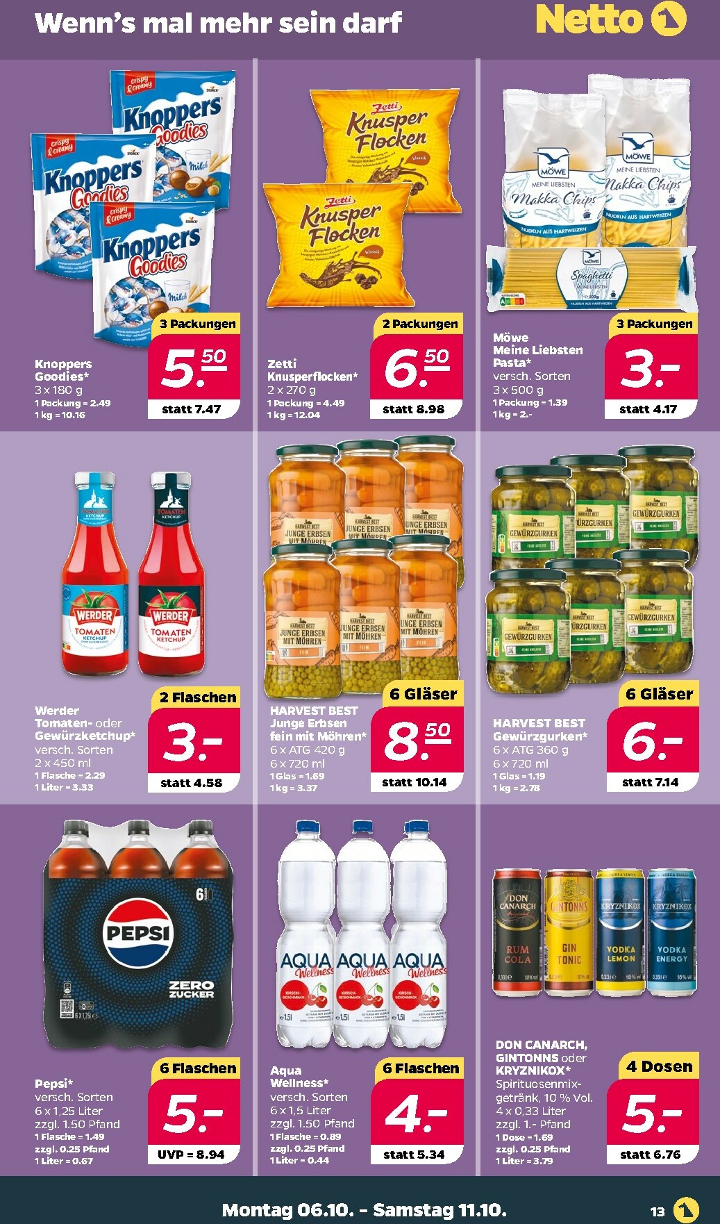 netto - Netto-Prospekt gültig vom 06.10. bis 11.10. - page: 13