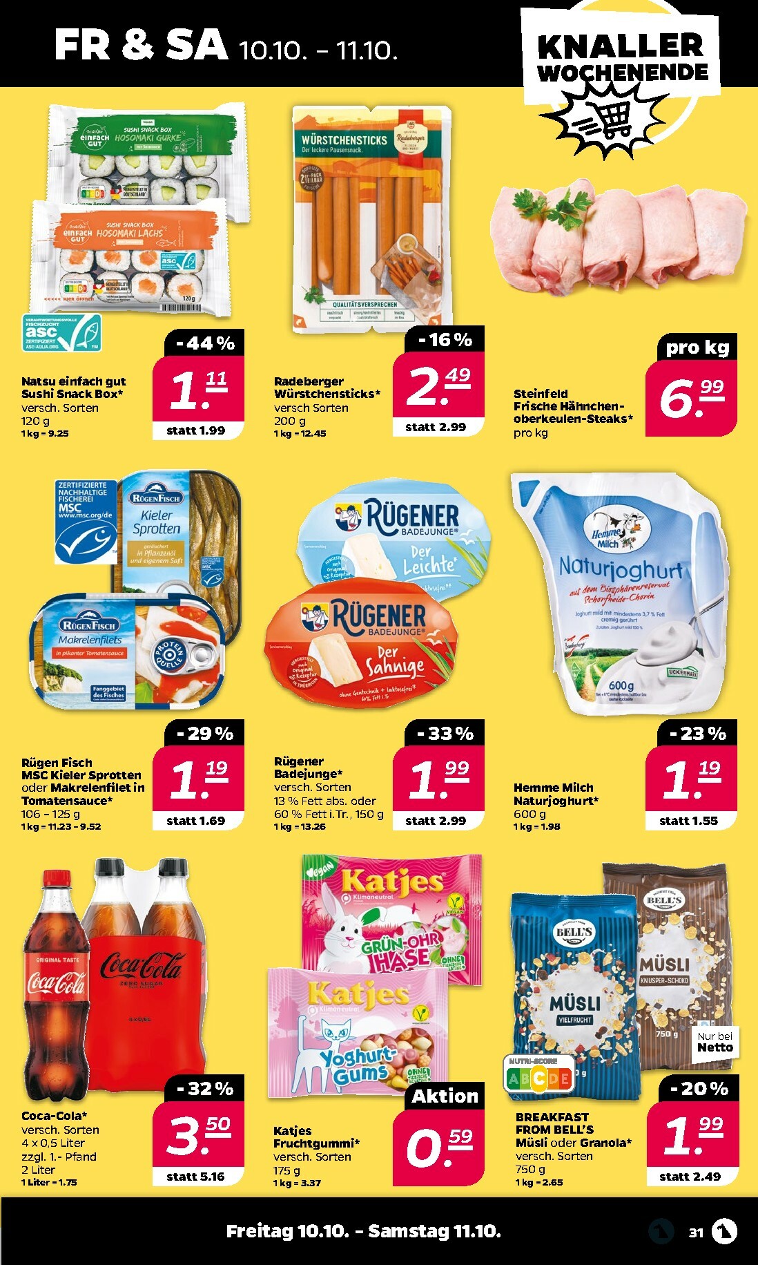 netto - Netto-Prospekt gültig vom 06.10. bis 11.10. - page: 31