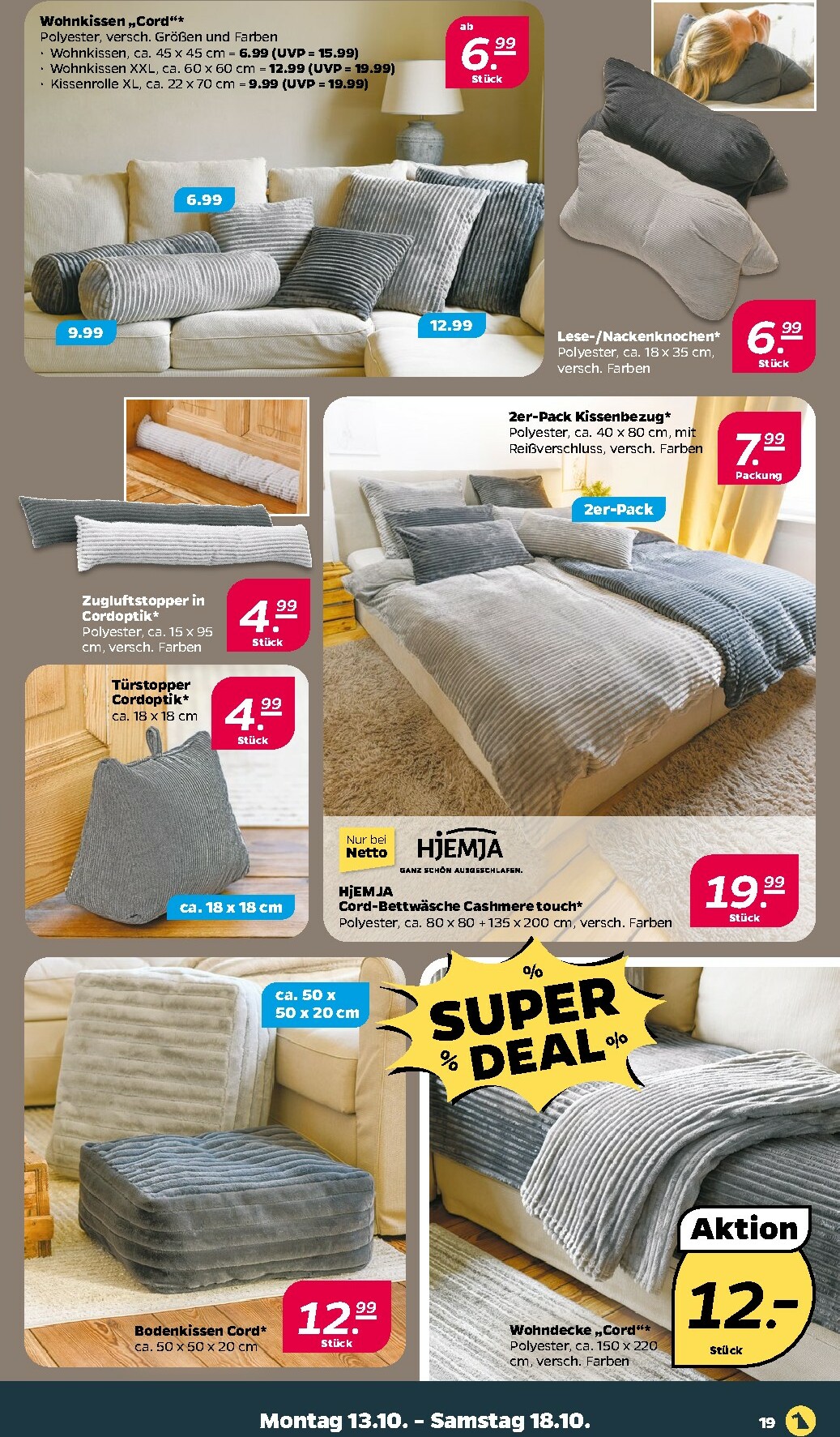 netto - Netto-Prospekt gültig vom 13.10. bis 18.10. - page: 19