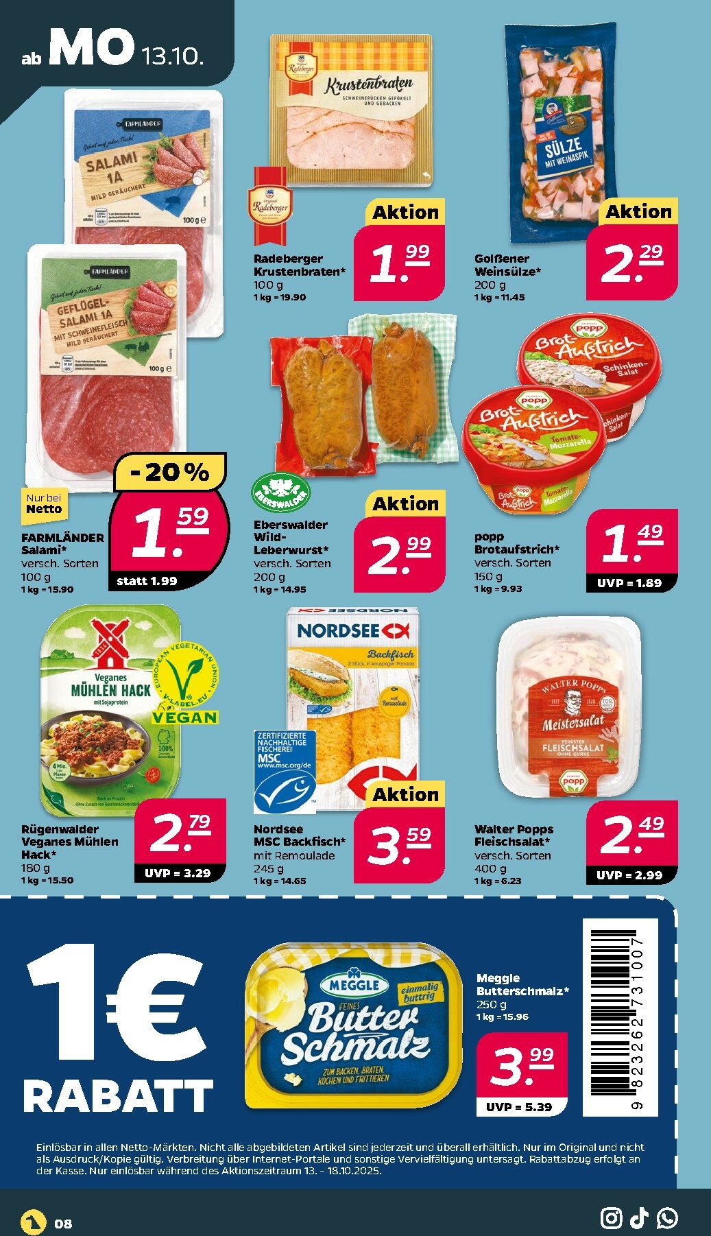 netto - Netto-Prospekt gültig vom 13.10. bis 18.10. - page: 8
