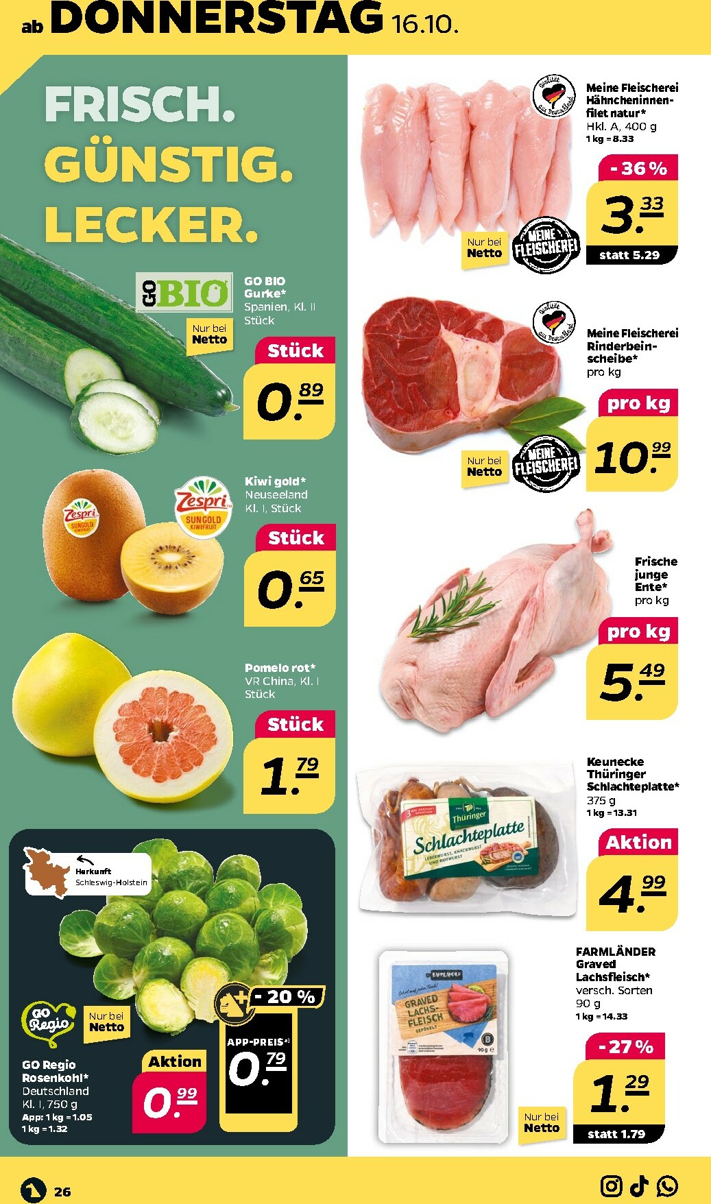 netto - Netto-Prospekt gültig vom 13.10. bis 18.10. - page: 26