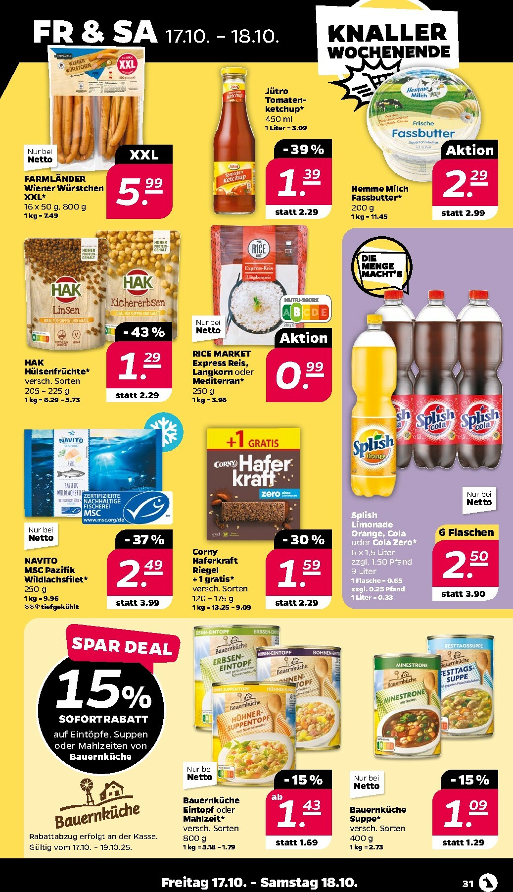 netto - Netto-Prospekt gültig vom 13.10. bis 18.10. - page: 31