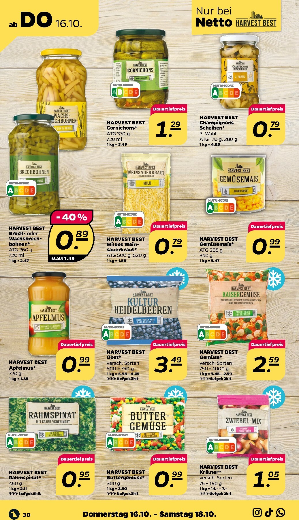 netto - Netto-Prospekt gültig vom 13.10. bis 18.10. - page: 30