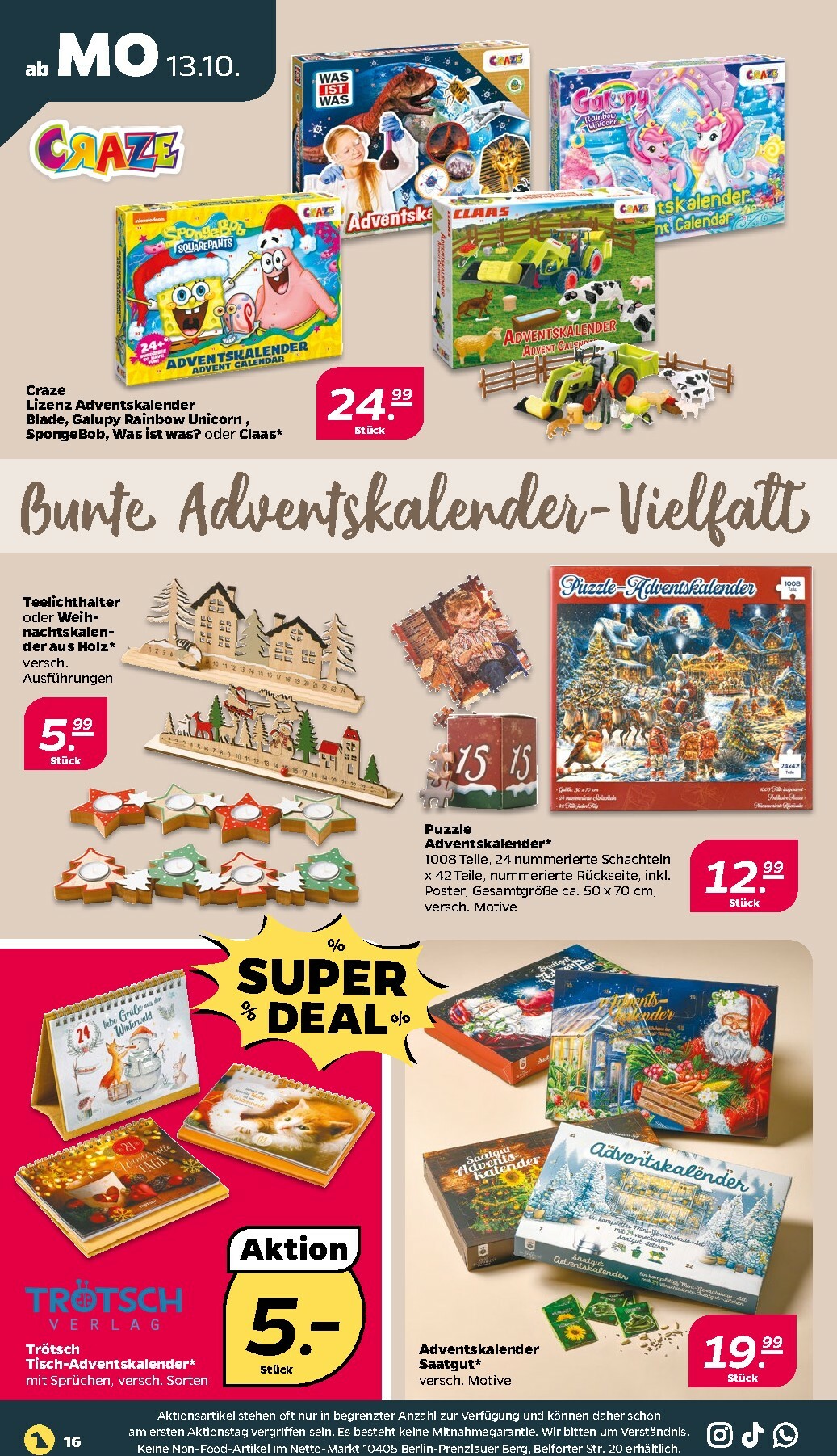 netto - Netto-Prospekt gültig vom 13.10. bis 18.10. - page: 16
