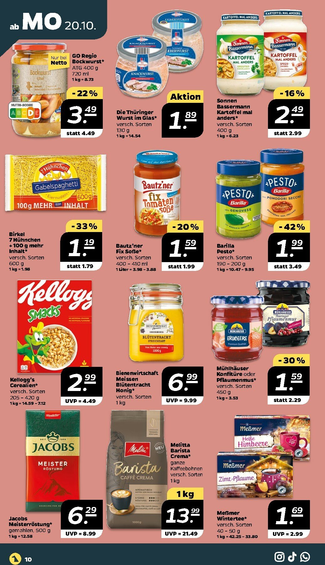 netto - Netto-Prospekt gültig vom 20.10. bis 25.10. - page: 10 netto - Netto-Prospekt gültig vom 20.10. bis 25.10. - page: 10
