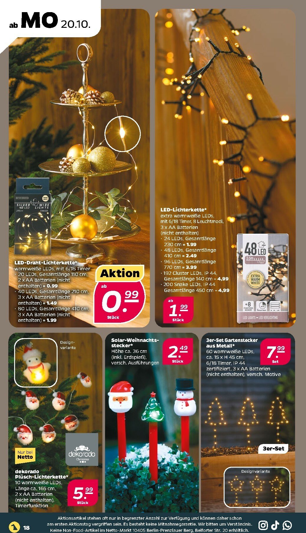 netto - Netto-Prospekt gültig vom 20.10. bis 25.10. - page: 20 netto - Netto-Prospekt gültig vom 20.10. bis 25.10. - page: 20