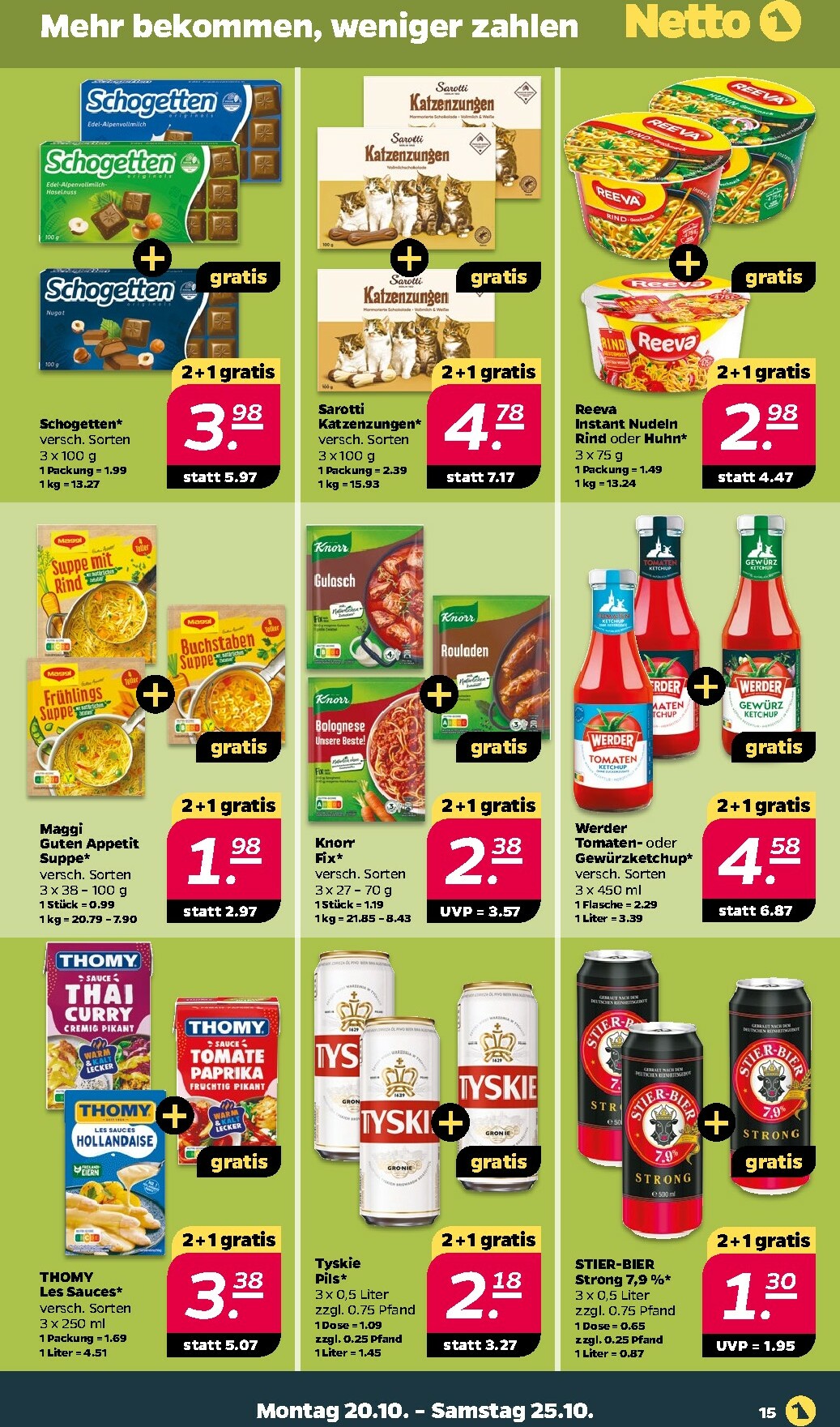 netto - Netto-Prospekt gültig vom 20.10. bis 25.10. - page: 15 netto - Netto-Prospekt gültig vom 20.10. bis 25.10. - page: 15
