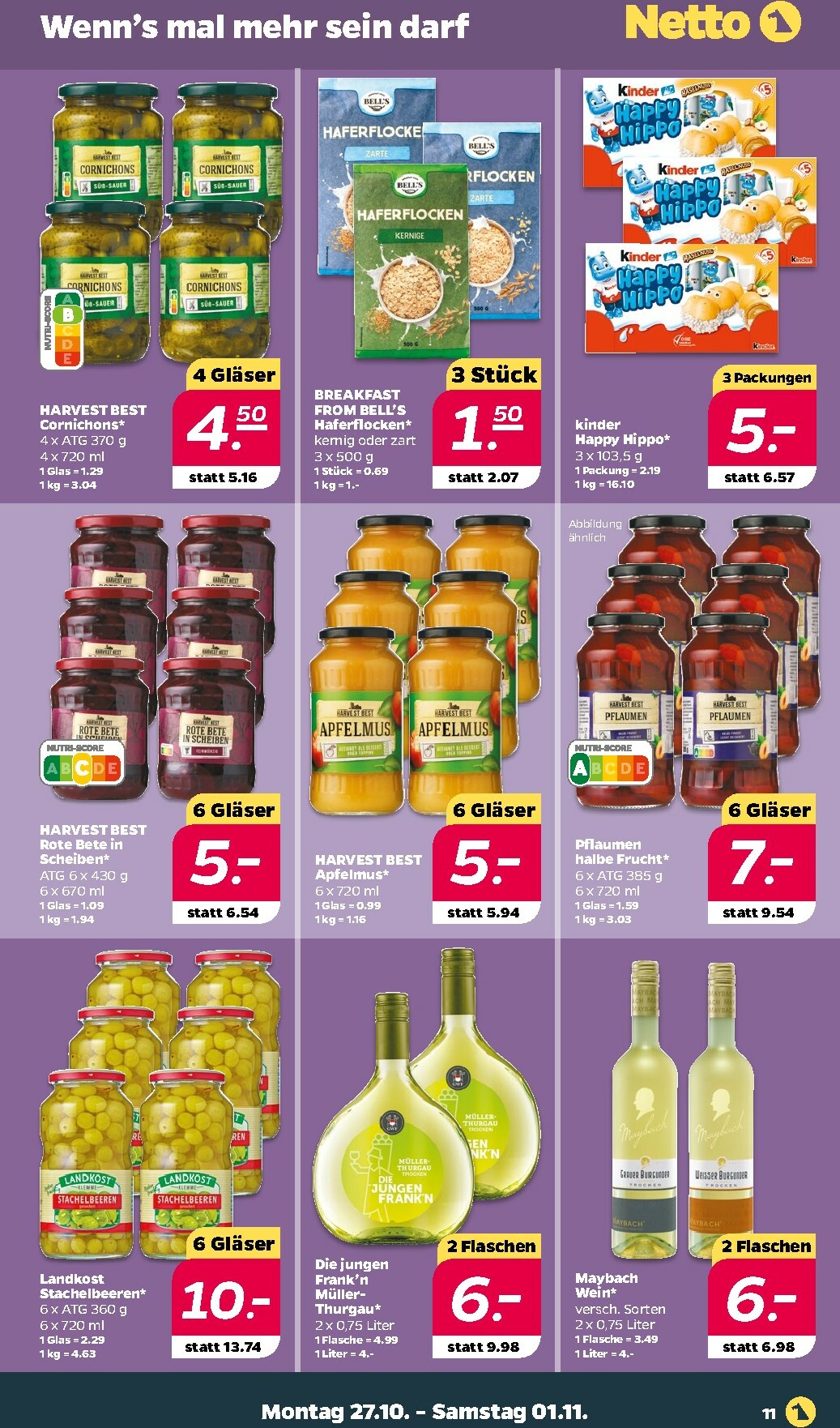 netto - Netto-Prospekt gültig vom 27.10. bis 01.11. - page: 11