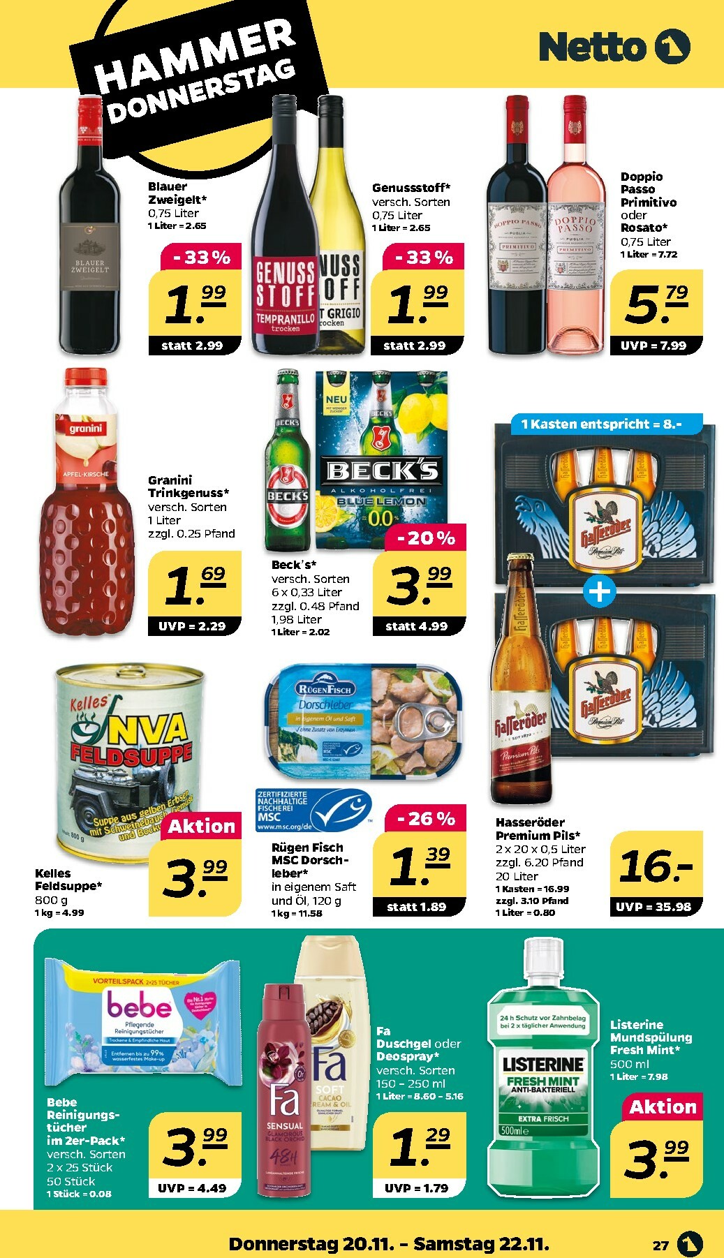 netto - Netto-Prospekt gültig vom 17.11. bis 22.11. - page: 29