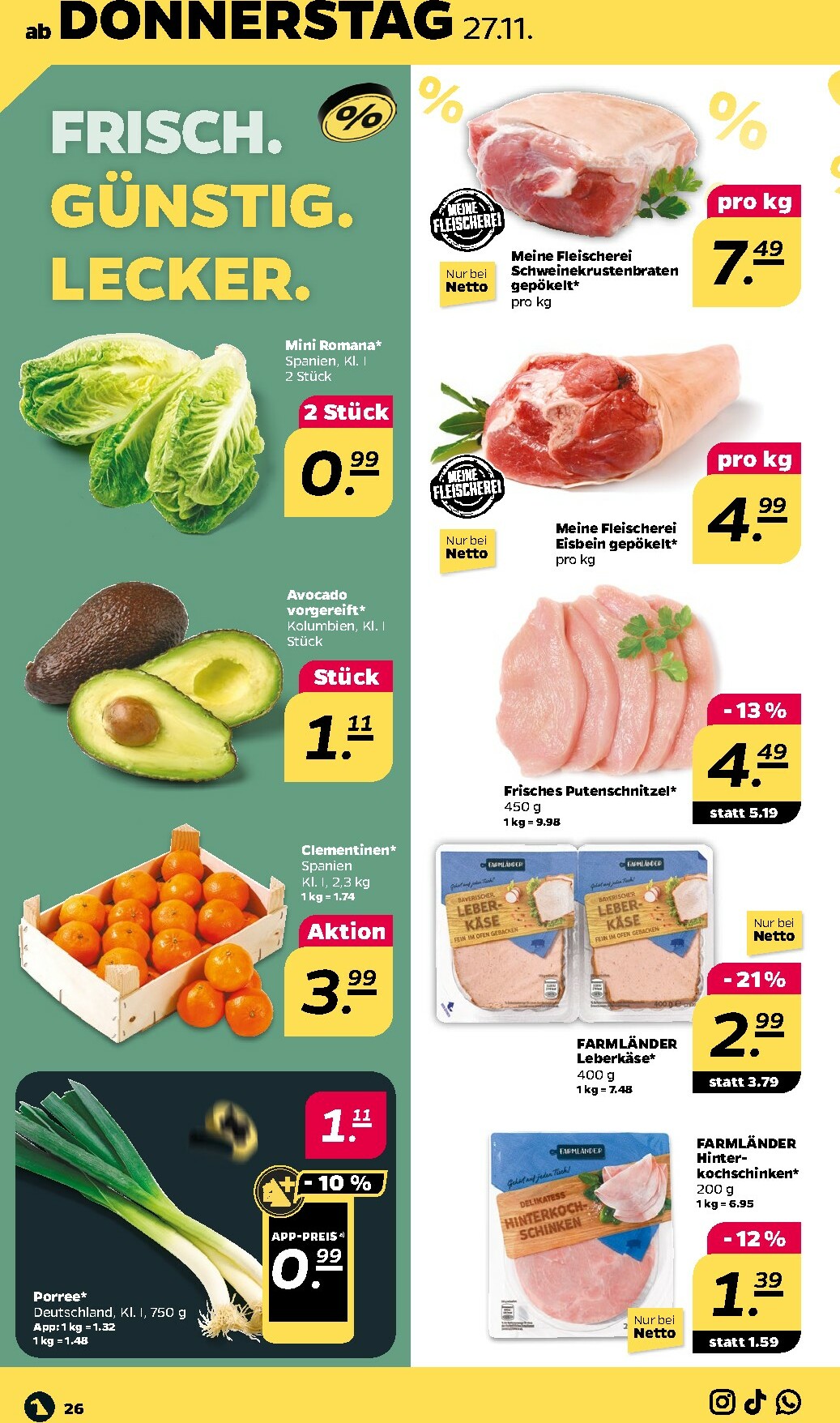 netto - Netto-Prospekt gültig vom 24.11. bis 29.11. - page: 28