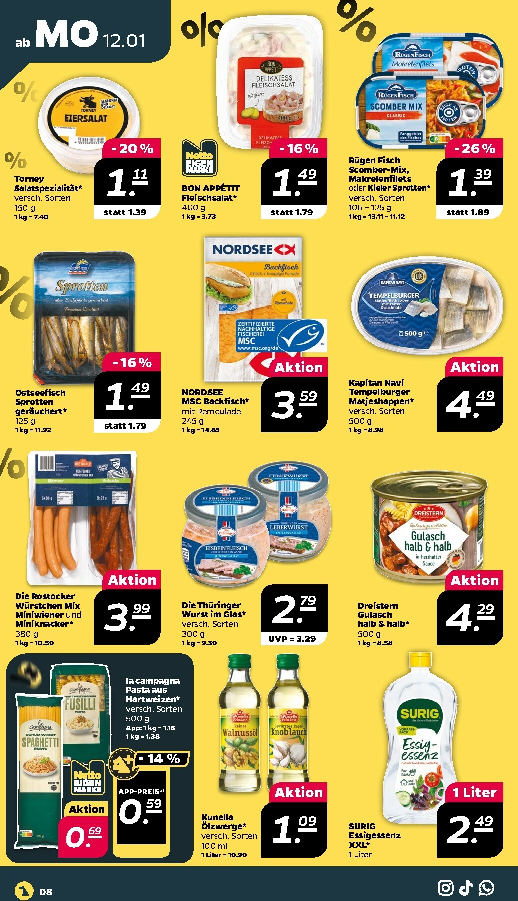 netto - Netto-Prospekt gültig vom 12.01. bis 17.01. - page: 8