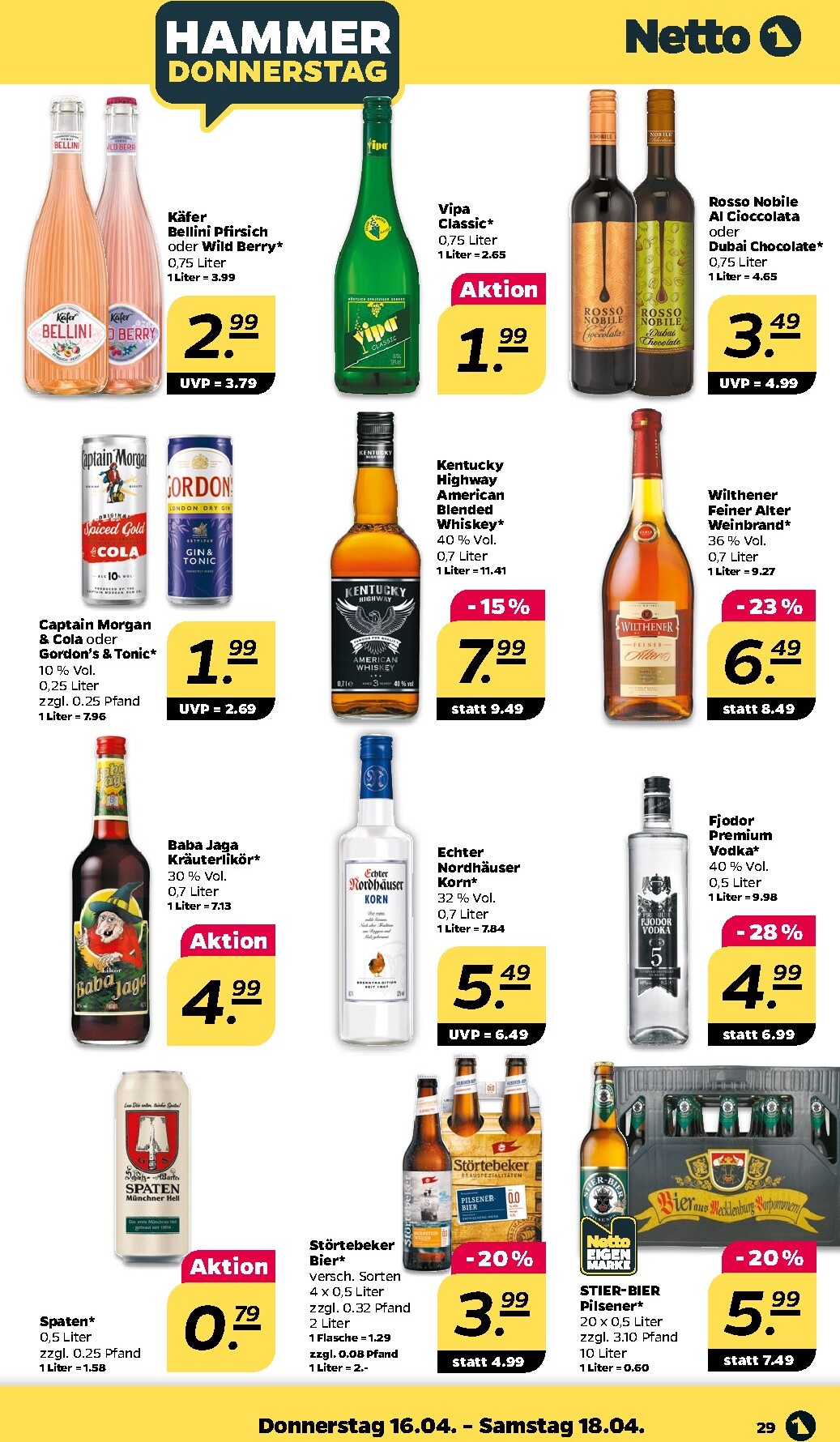 netto - Netto Prospekt nächste Woche – gültig vom Montag 13.04.2026 bis Samstag 18.04.2026 - page: 33