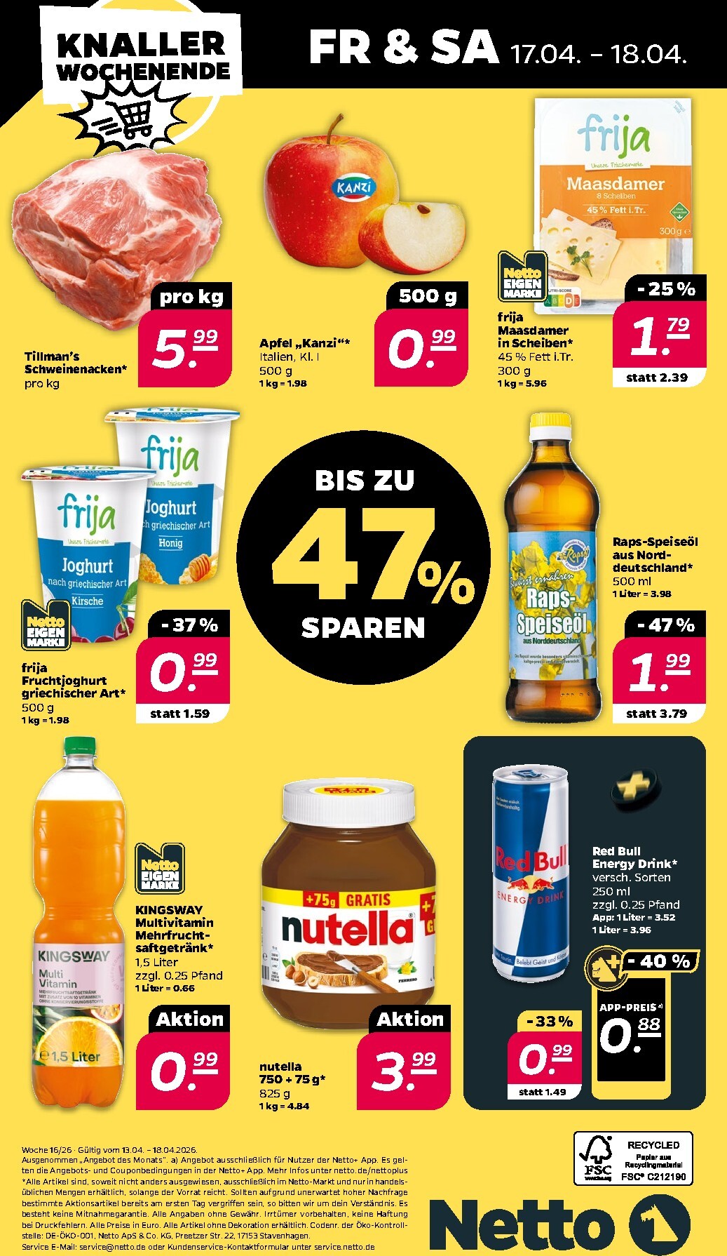 netto - Netto Prospekt nächste Woche – gültig vom Montag 13.04.2026 bis Samstag 18.04.2026 - page: 36