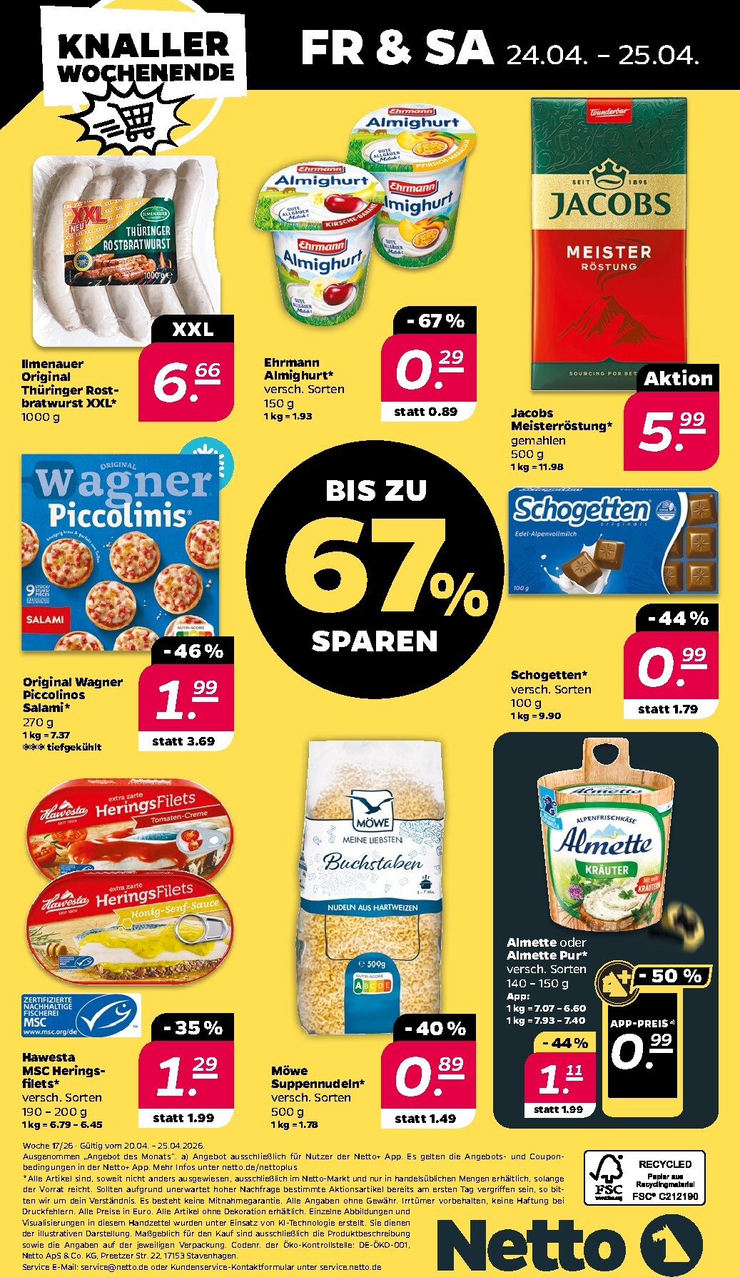 netto - Netto Prospekt nächste Woche – von Montag 20.04.2026 bis Samstag 25.04.2026 - page: 36