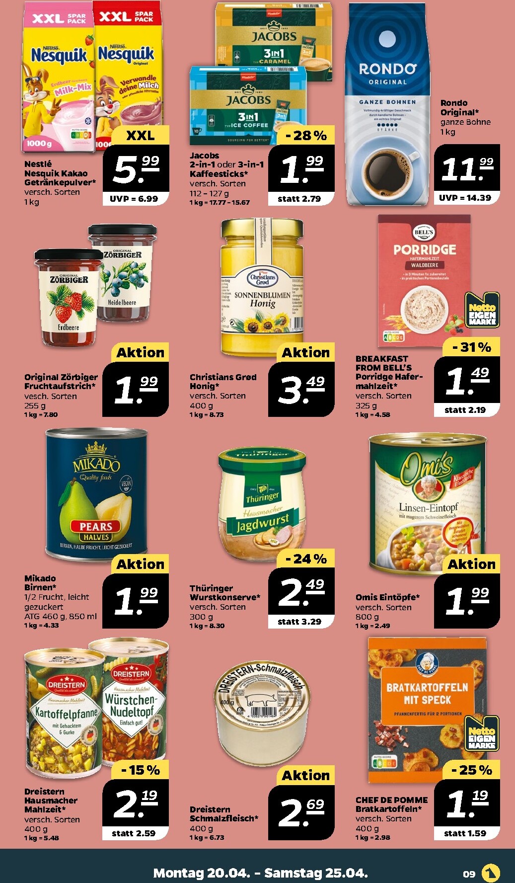 netto - Netto Prospekt nächste Woche – von Montag 20.04.2026 bis Samstag 25.04.2026 - page: 9