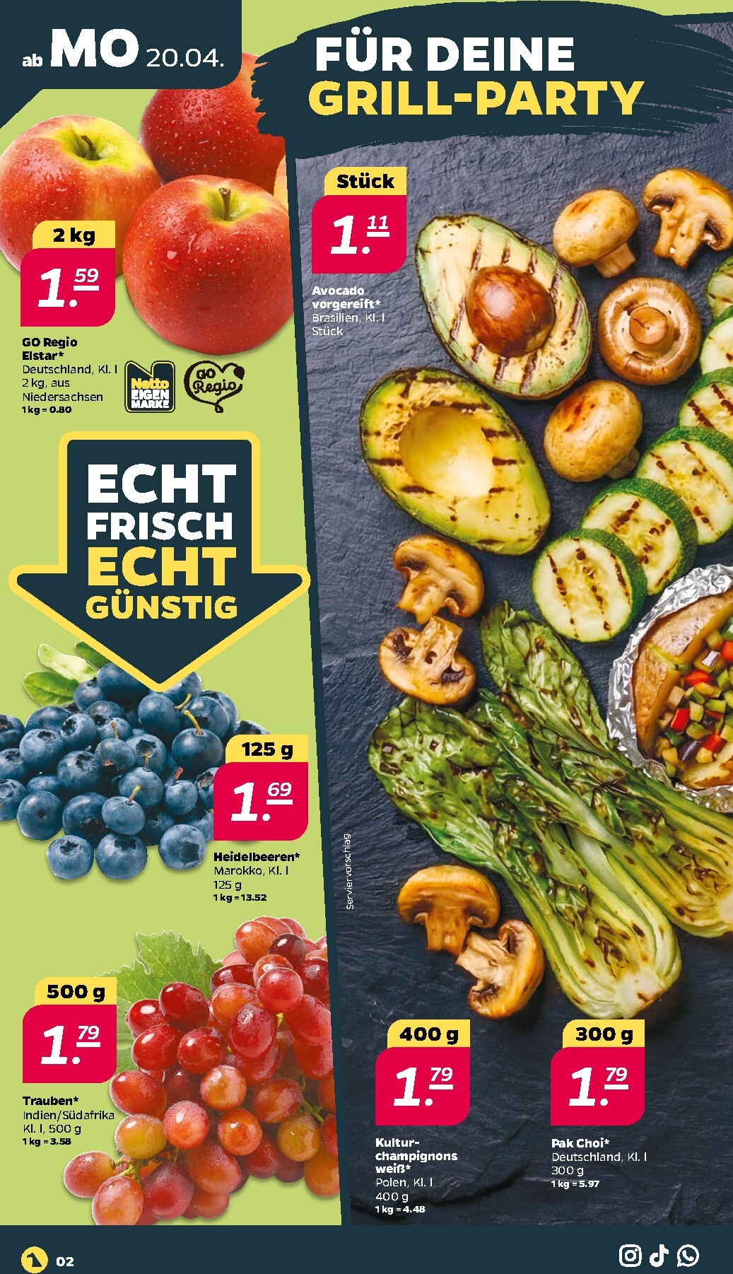 netto - Netto Prospekt nächste Woche – von Montag 20.04.2026 bis Samstag 25.04.2026 - page: 2