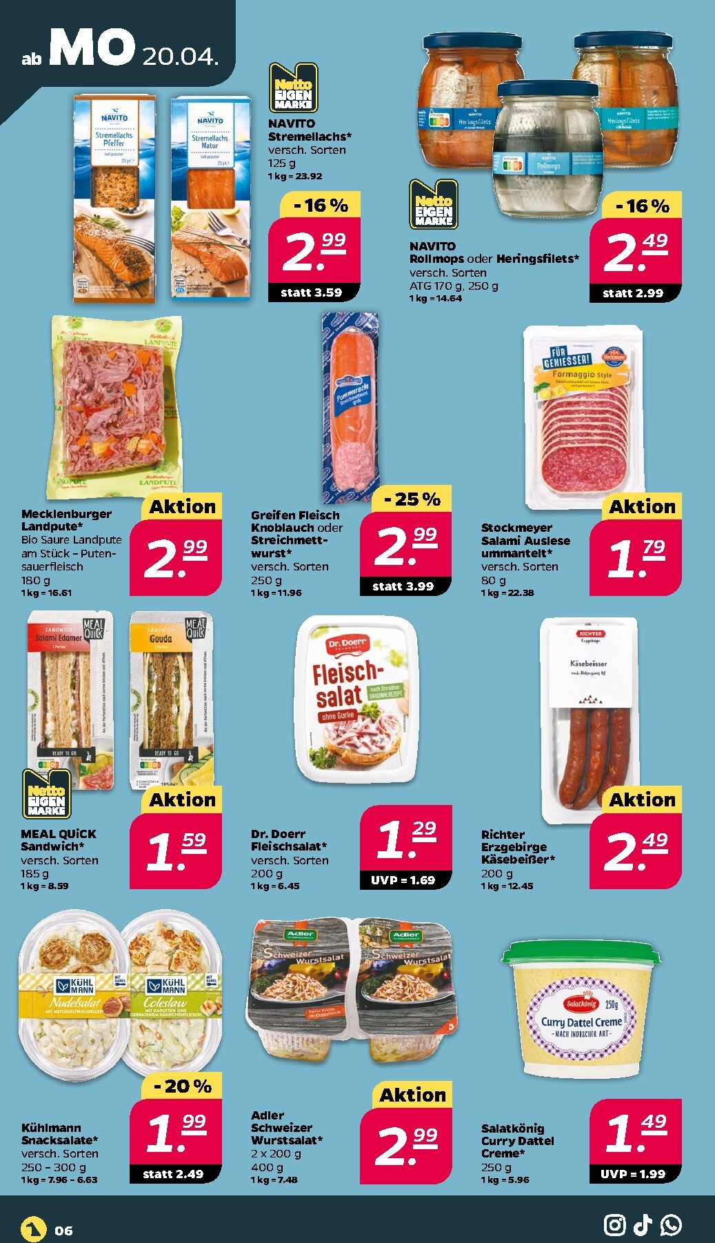 netto - Netto Prospekt nächste Woche – von Montag 20.04.2026 bis Samstag 25.04.2026 - page: 6
