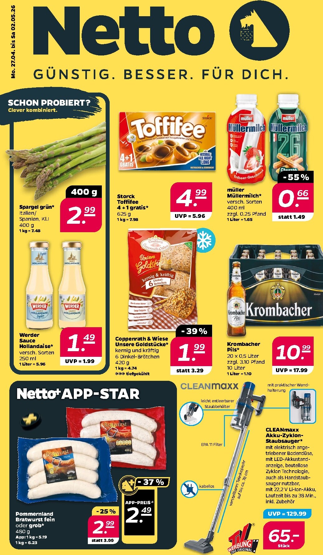 netto - Netto Prospekt nächste Woche – von Montag 27.04.2026 bis Samstag 02.05.2026