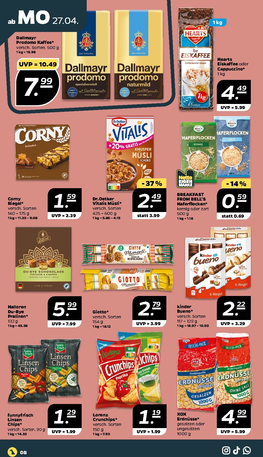 netto - Netto Prospekt nächste Woche – von Montag 27.04.2026 bis Samstag 02.05.2026 - page: 8