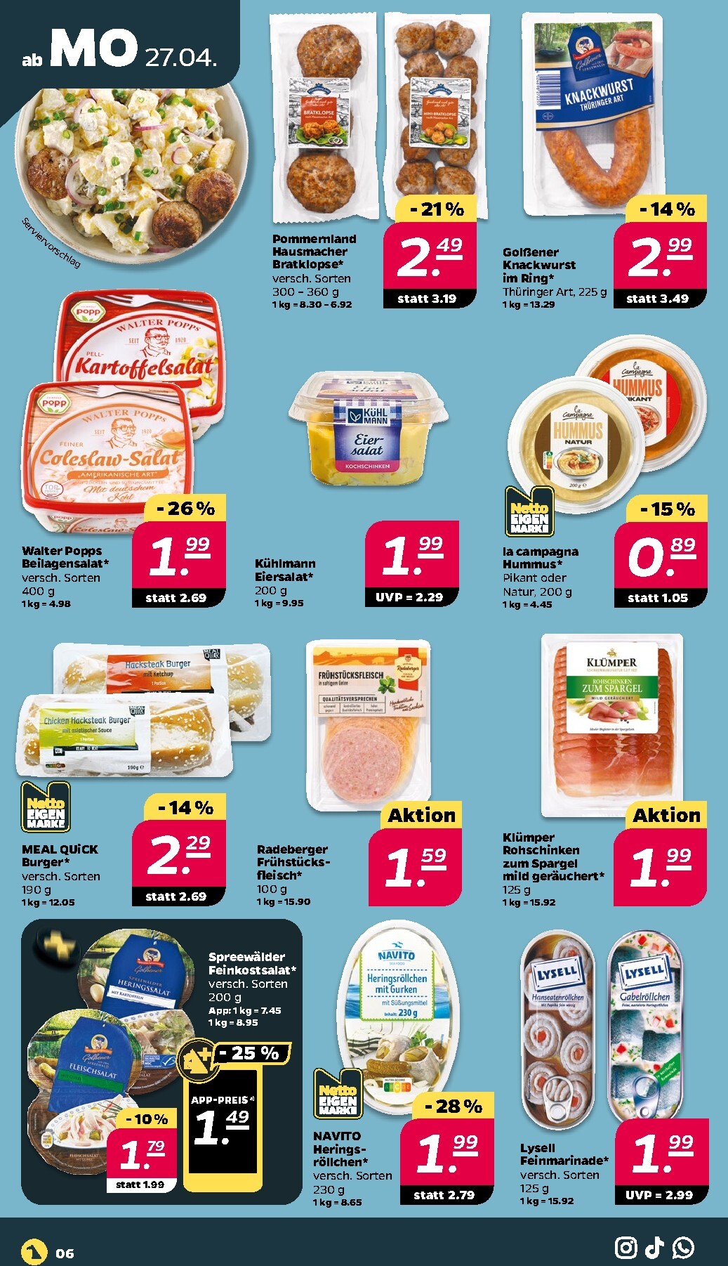 netto - Netto Prospekt nächste Woche – von Montag 27.04.2026 bis Samstag 02.05.2026 - page: 6