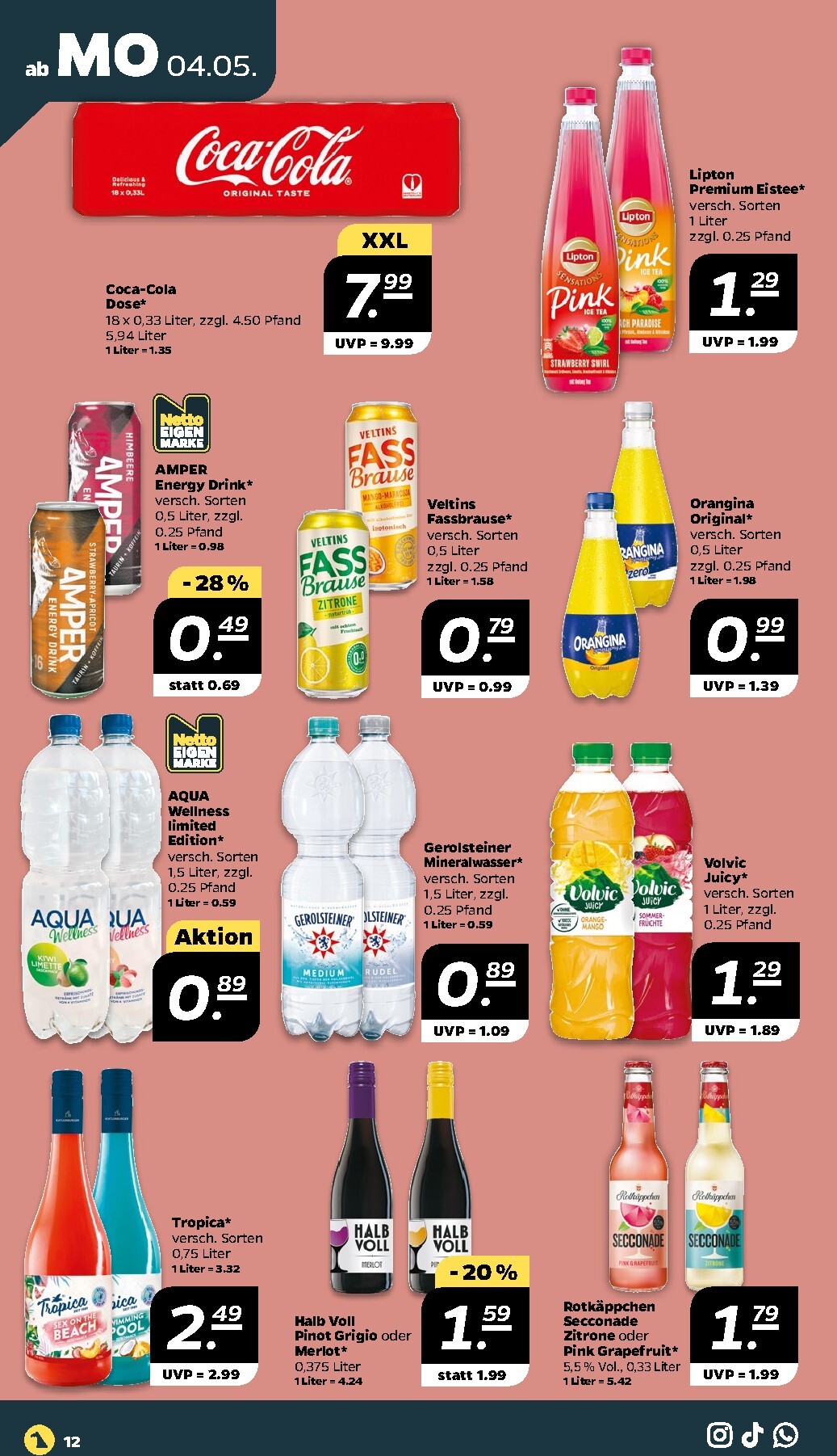 netto - Netto Prospekt nächste Woche – von Montag 04.05.2026 bis Samstag 09.05.2026 - page: 12