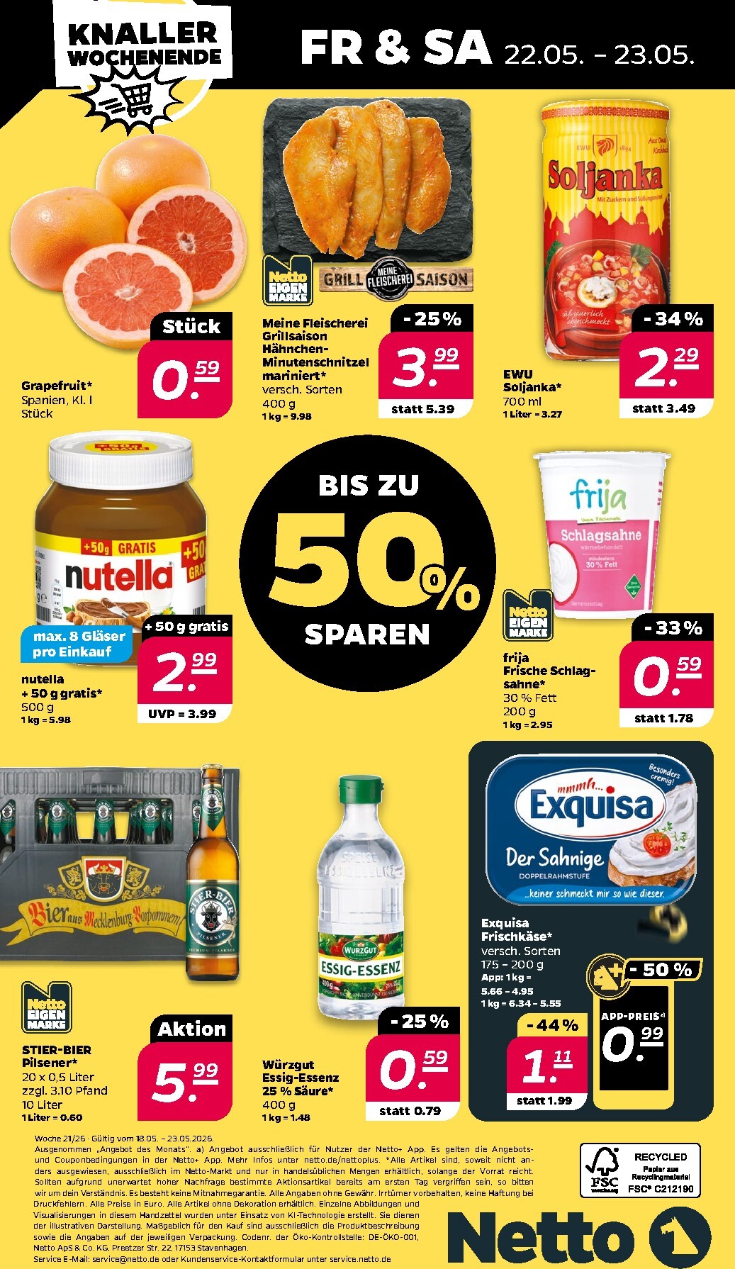 netto - Netto Prospekt nächste Woche – von Montag 18.05.2026 bis Samstag 23.05.2026 - page: 36