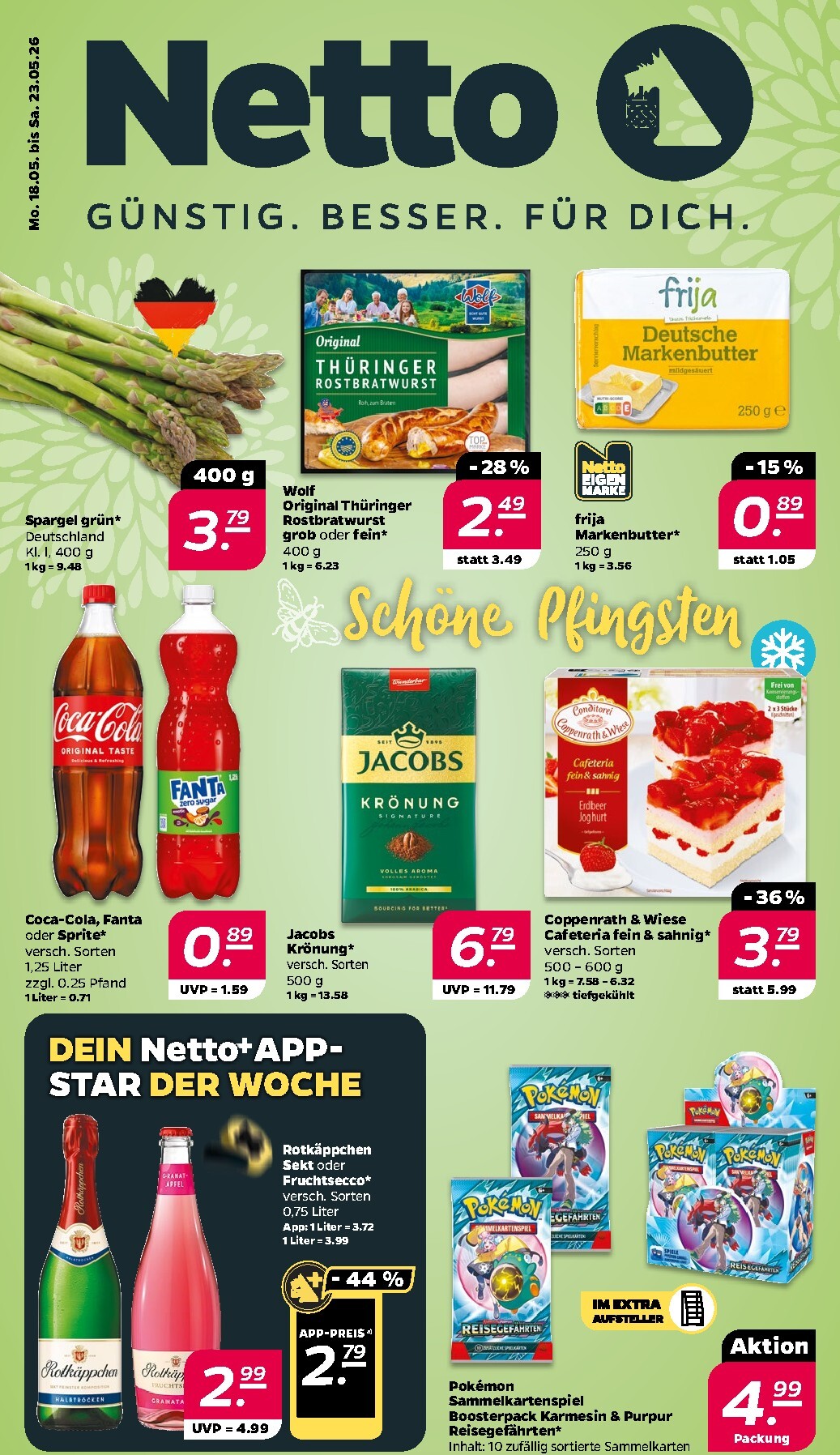 netto - Netto Prospekt nächste Woche – von Montag 18.05.2026 bis Samstag 23.05.2026 - page: 1